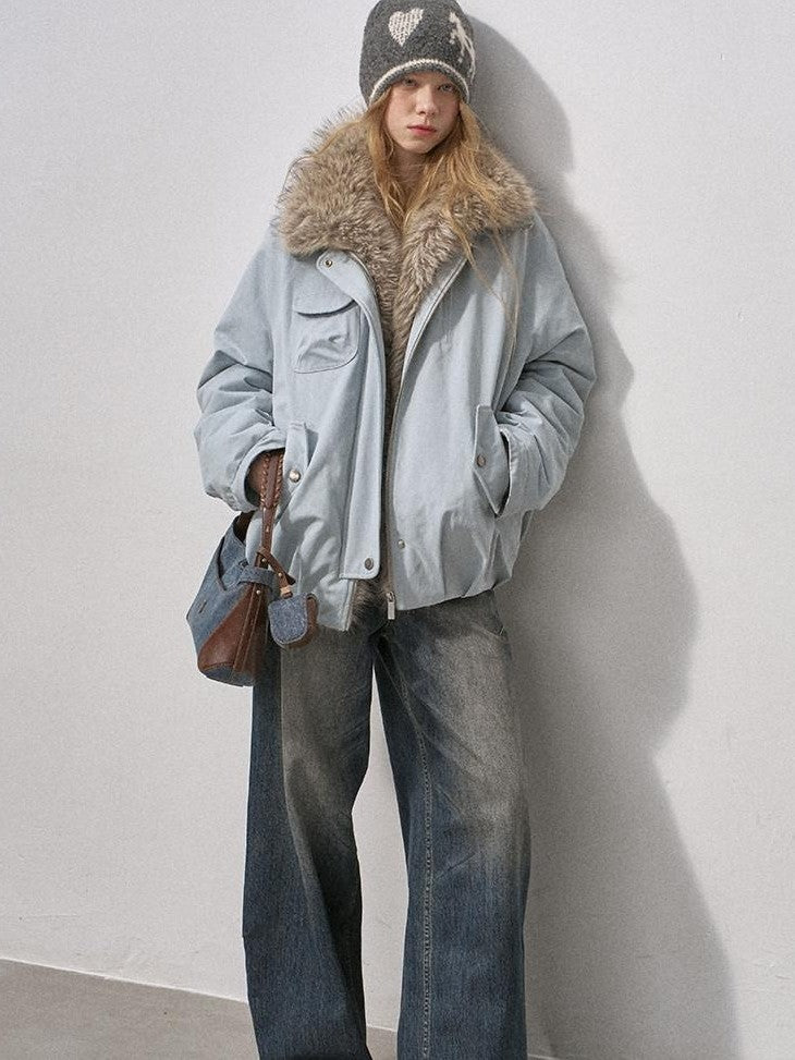 DIDDI MODA Knit Cardigan Pony Sweater Curved Pants Women&