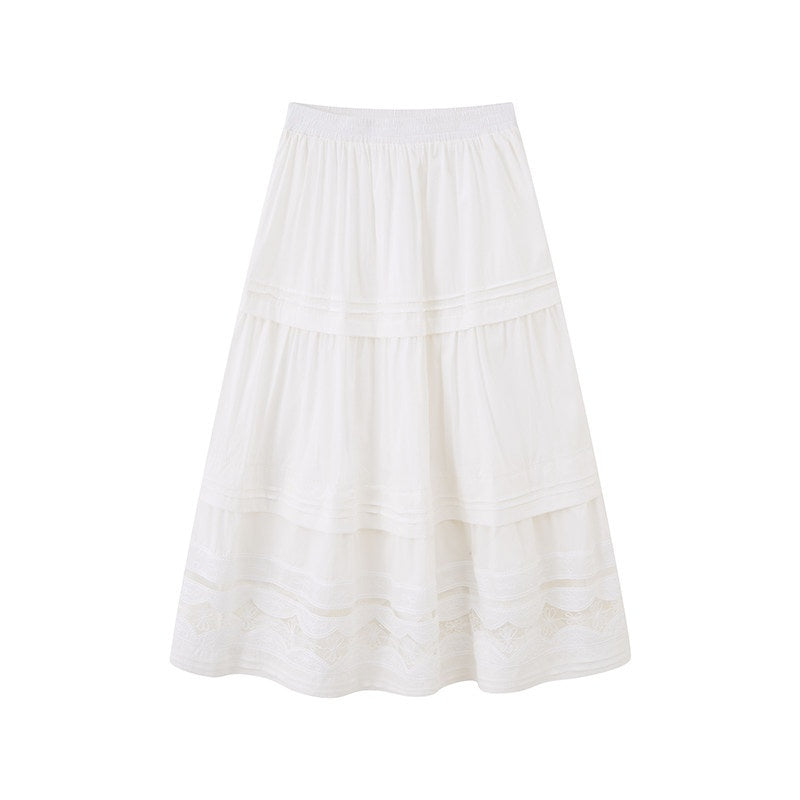 DIDDI_MODA_Pleated_Tucked_Openwork_Lace_Women&