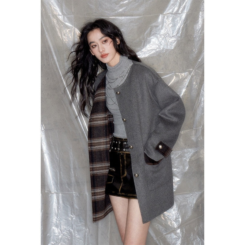 DIDDI_MODA_Reversible_Plaid_Double_Faced_Women&
