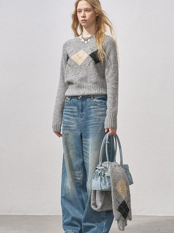 DIDDI MODA Vintage Relaxed Distressed Washed Women&