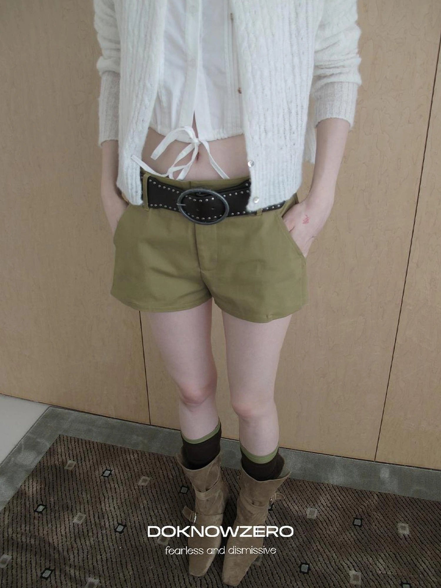 DKZ OFFICIAL A Line Casual Shorts For Women