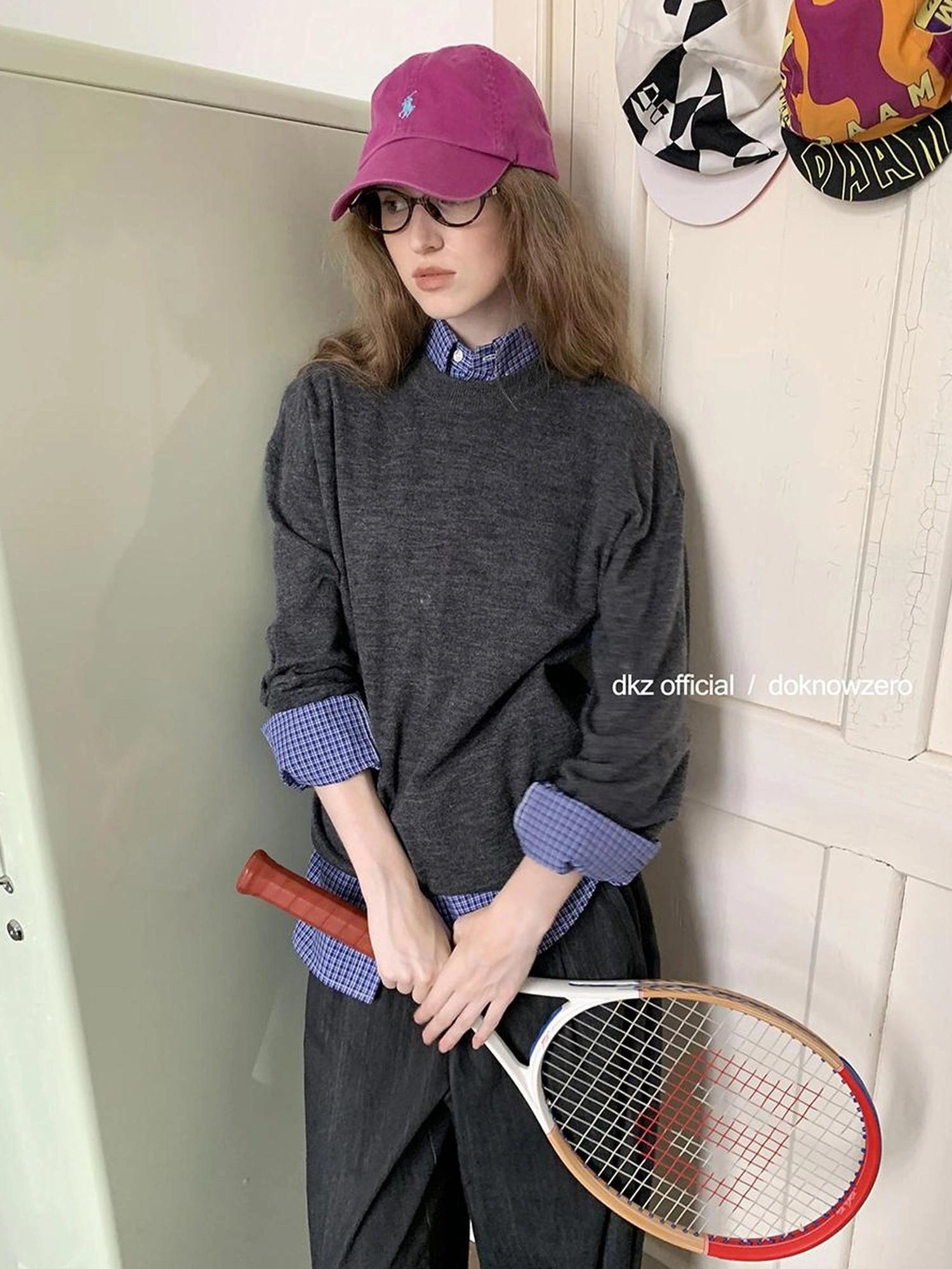 DKZ OFFICIAL Alpaca Blend Knit Sweater Women&