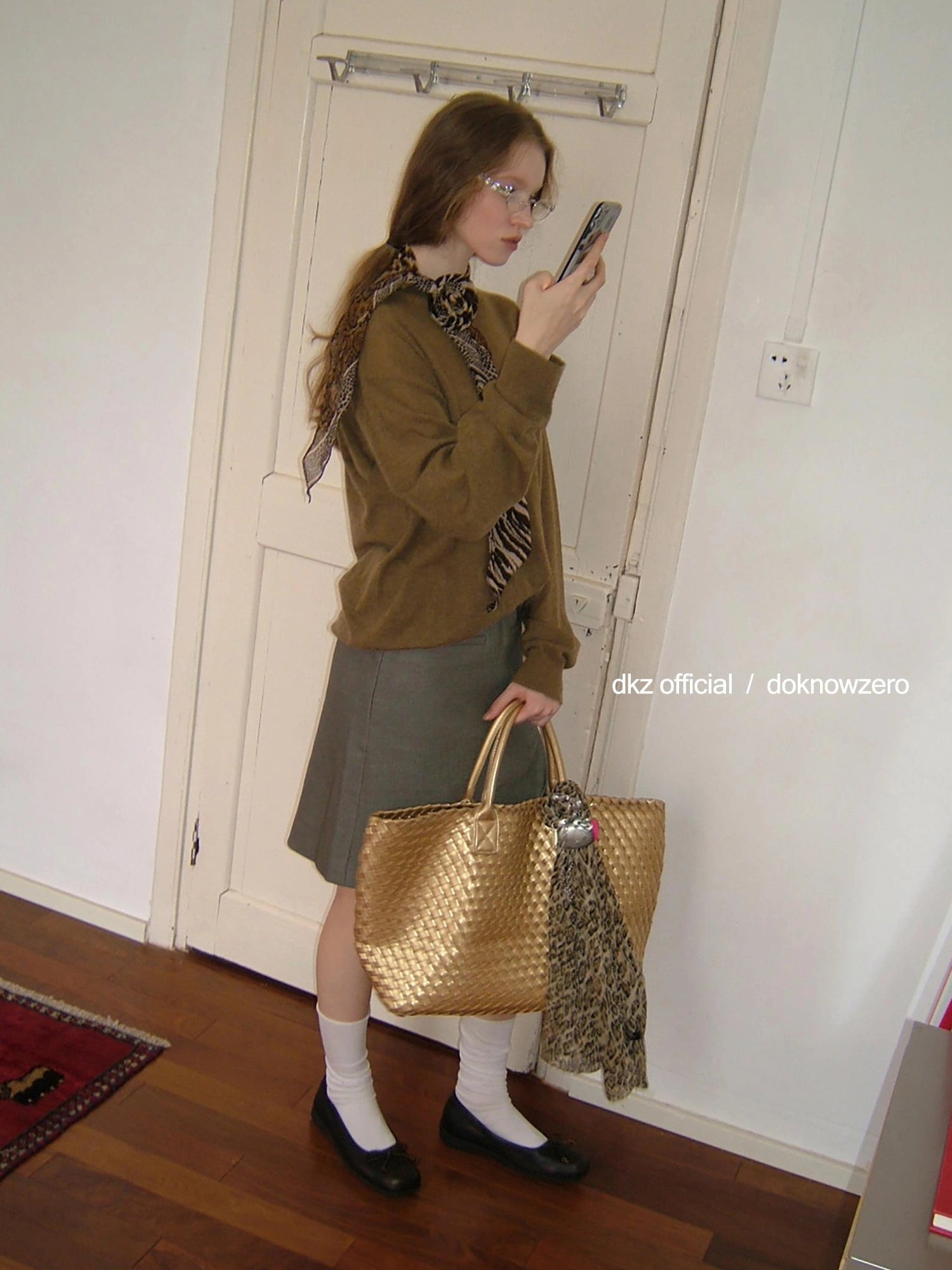 DKZ OFFICIAL Alpaca Blend Knit Sweater Women&