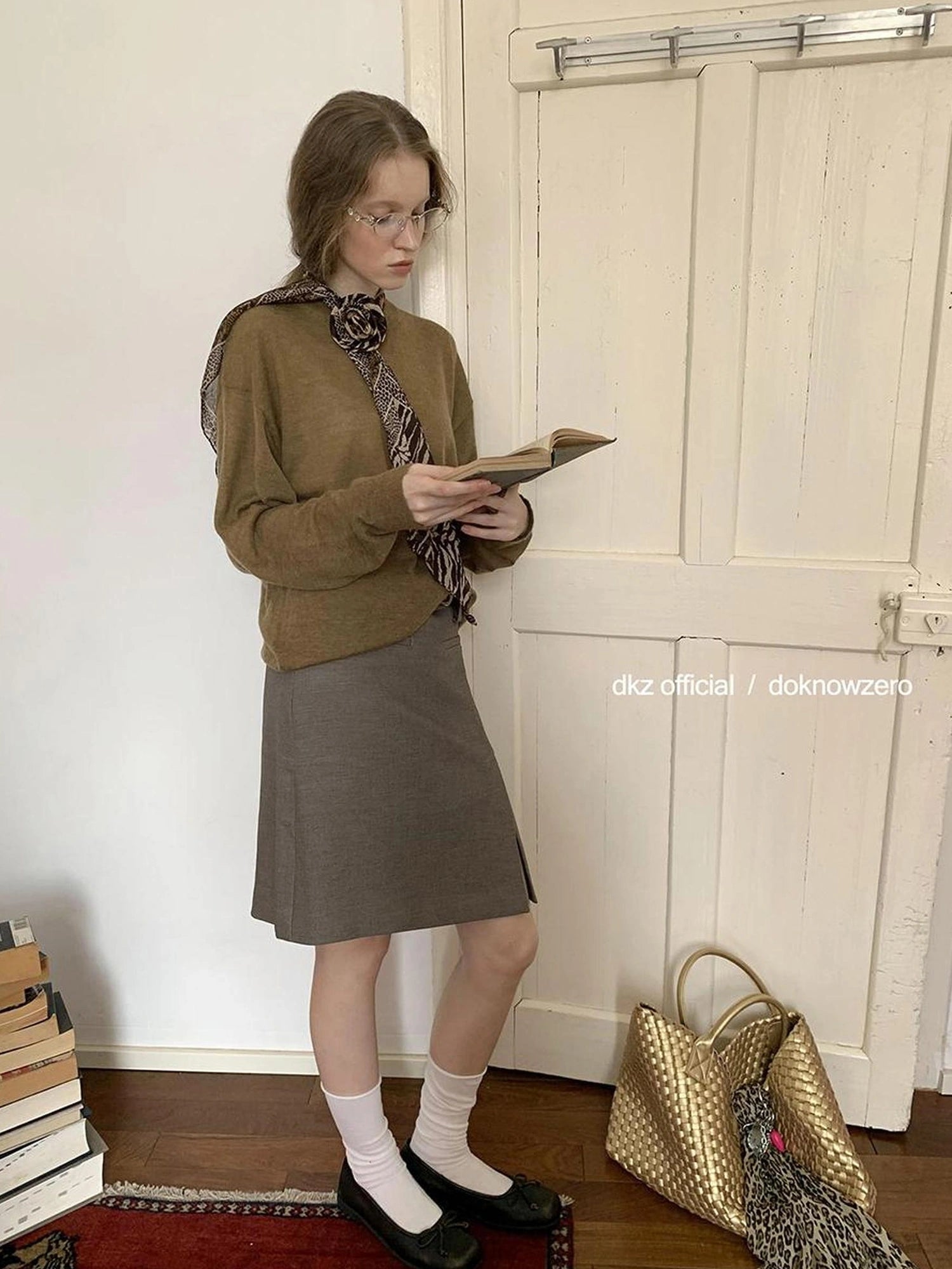 DKZ OFFICIAL Alpaca Blend Knit Sweater Women&