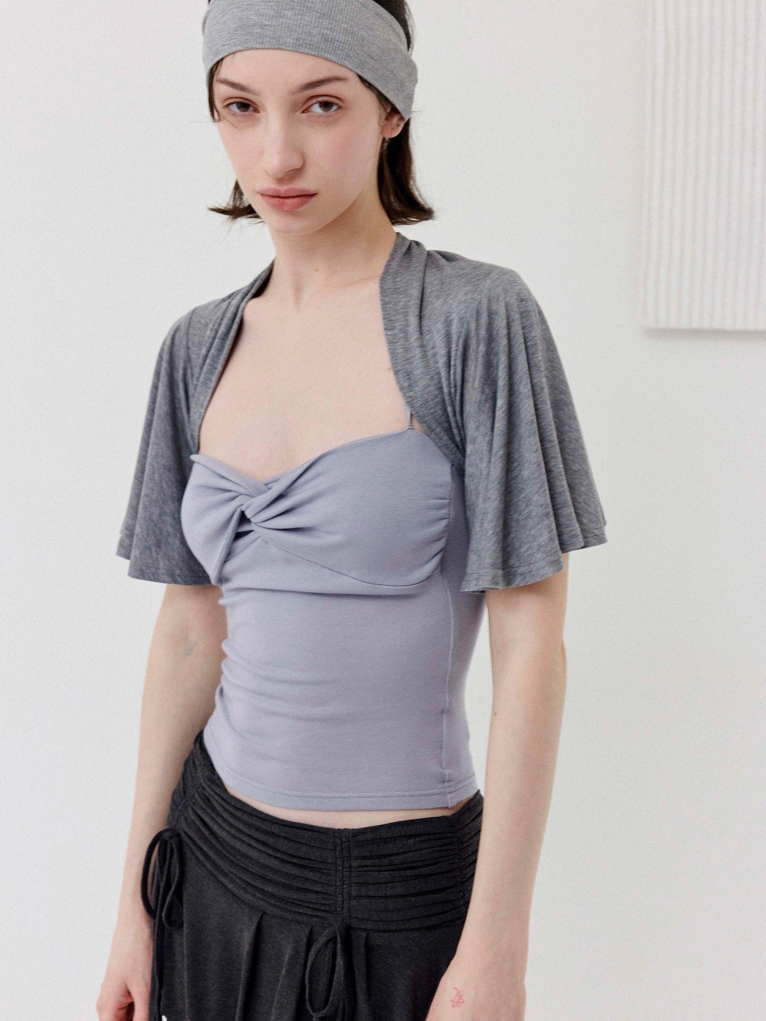DKZ OFFICIAL Ballet Inspired Twisted Knot Halter Women&