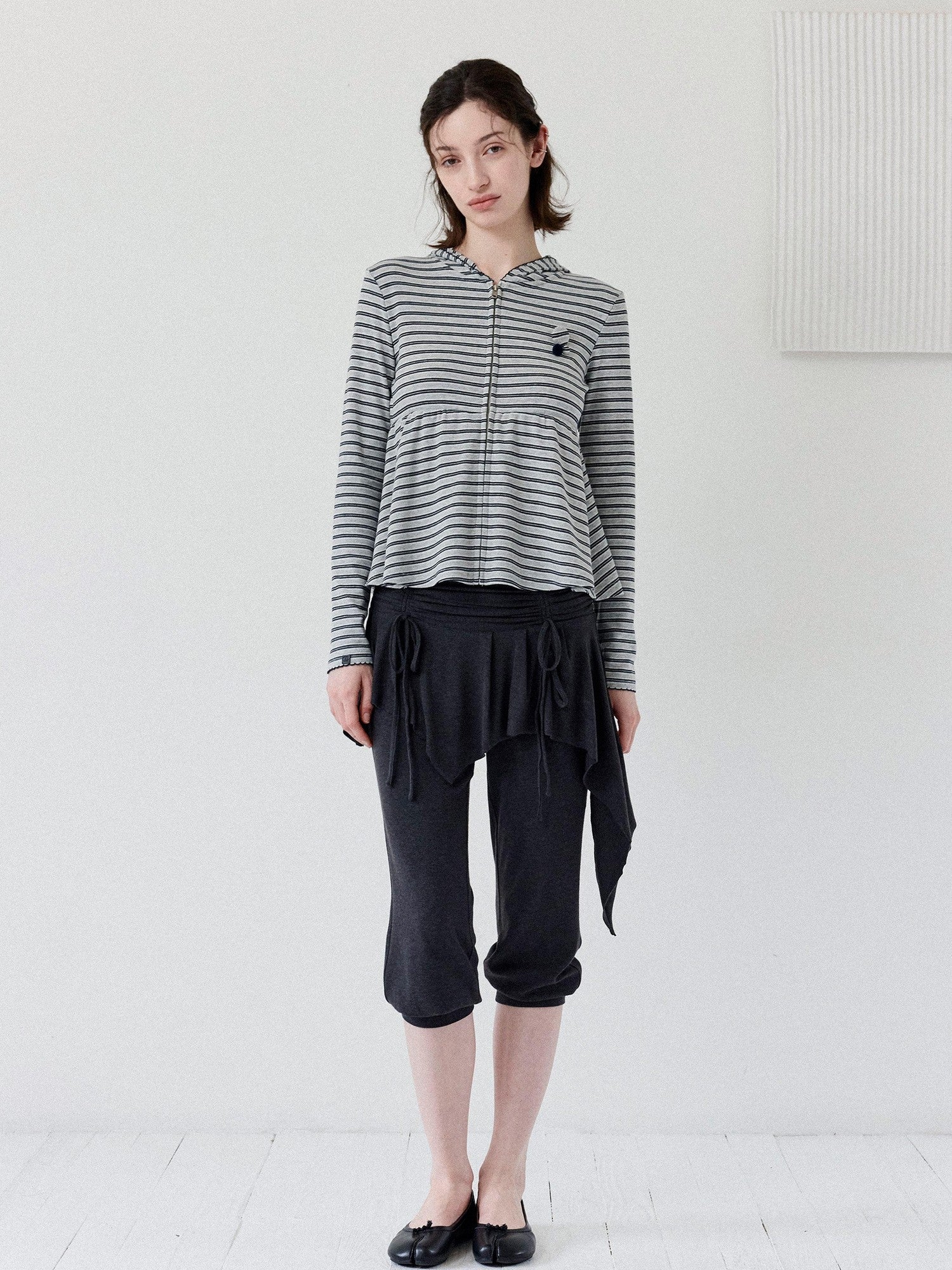 DKZ OFFICIAL Ballet Layered Asym Hem Paneling Women&