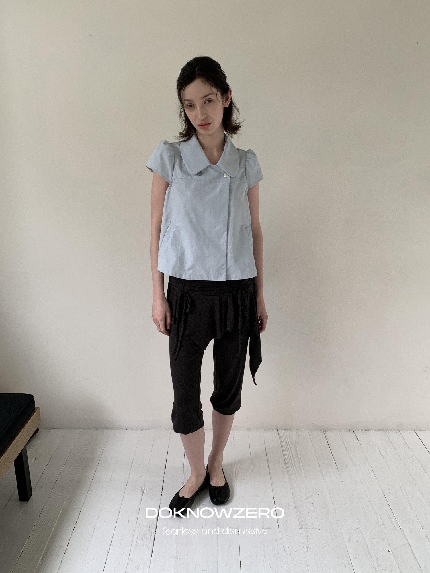 DKZ OFFICIAL Ballet Layered Asym Hem Paneling Women&