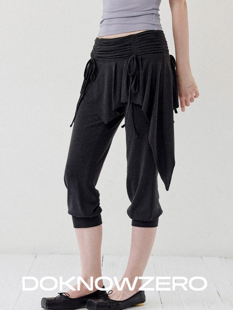DKZ OFFICIAL Ballet Layered Asym Hem Paneling Women&