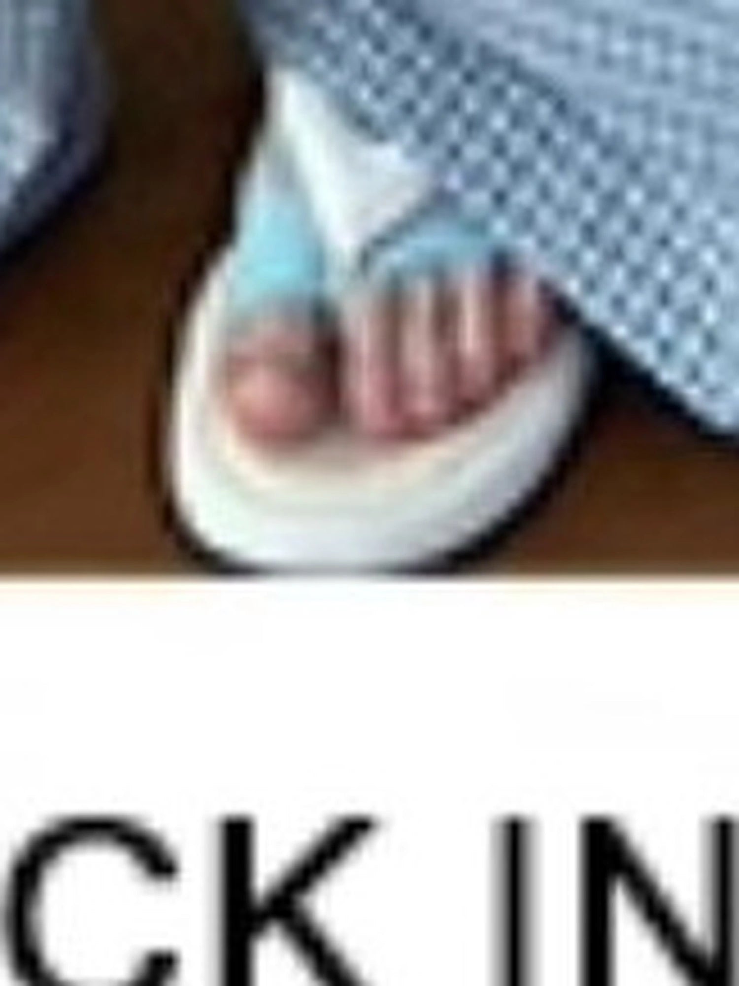 DKZ OFFICIAL Blue Checkered Wide Leg Trousers With Tie Waist