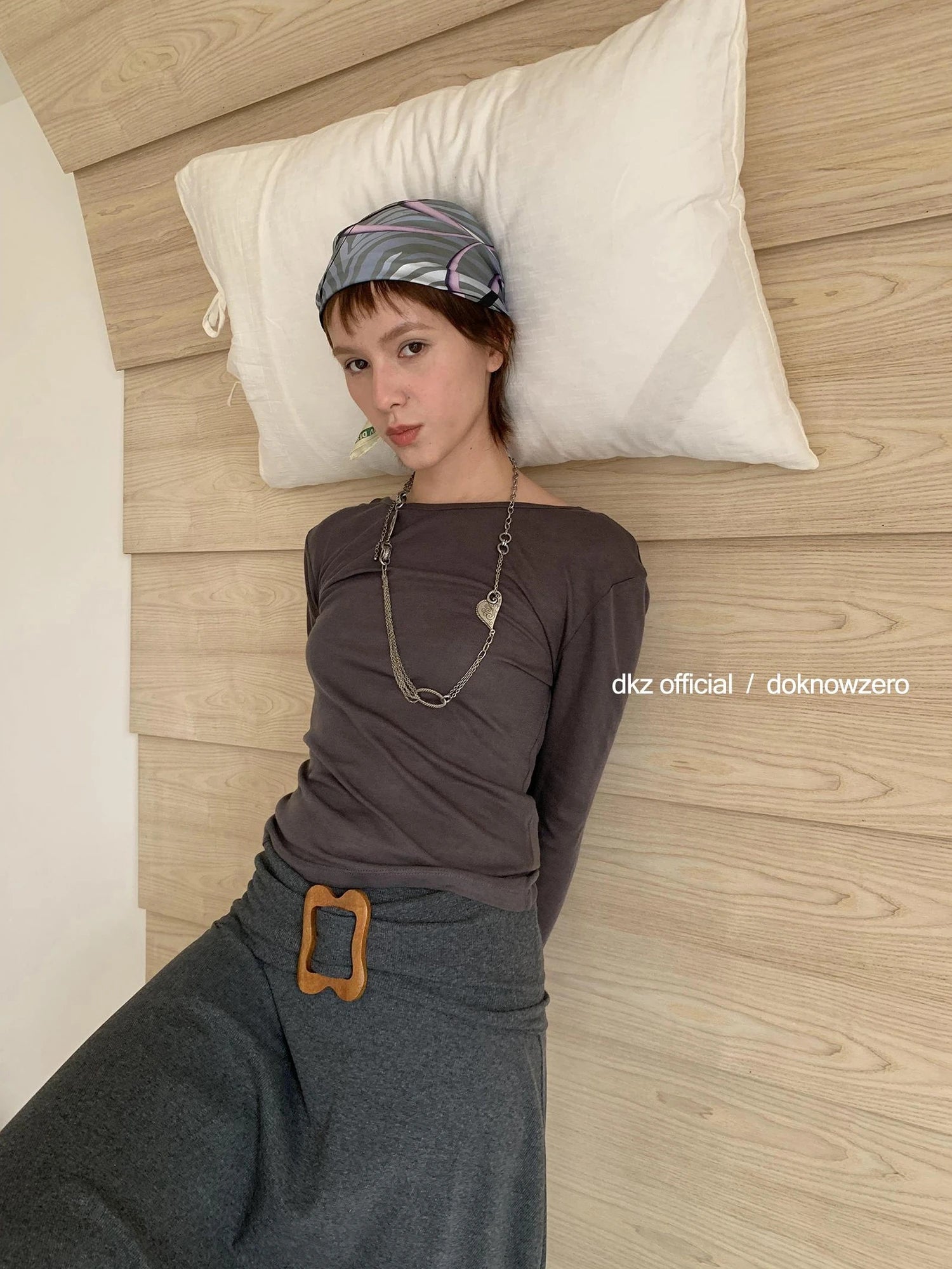 DKZ OFFICIAL Butterfly Knot Knit Camisole And Maxi Dress Two Piece Set