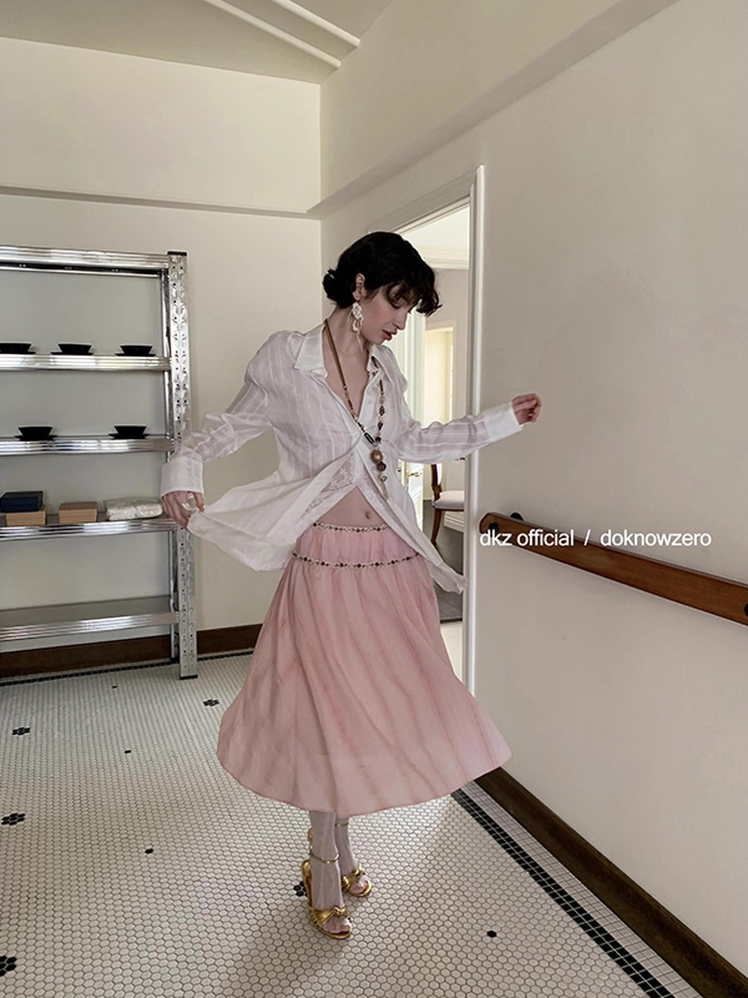 DKZ_OFFICIAL_Canelé_Beaded_Strap_Camisole_Pleated_Ribbon_Skirt_Set_MISSTT