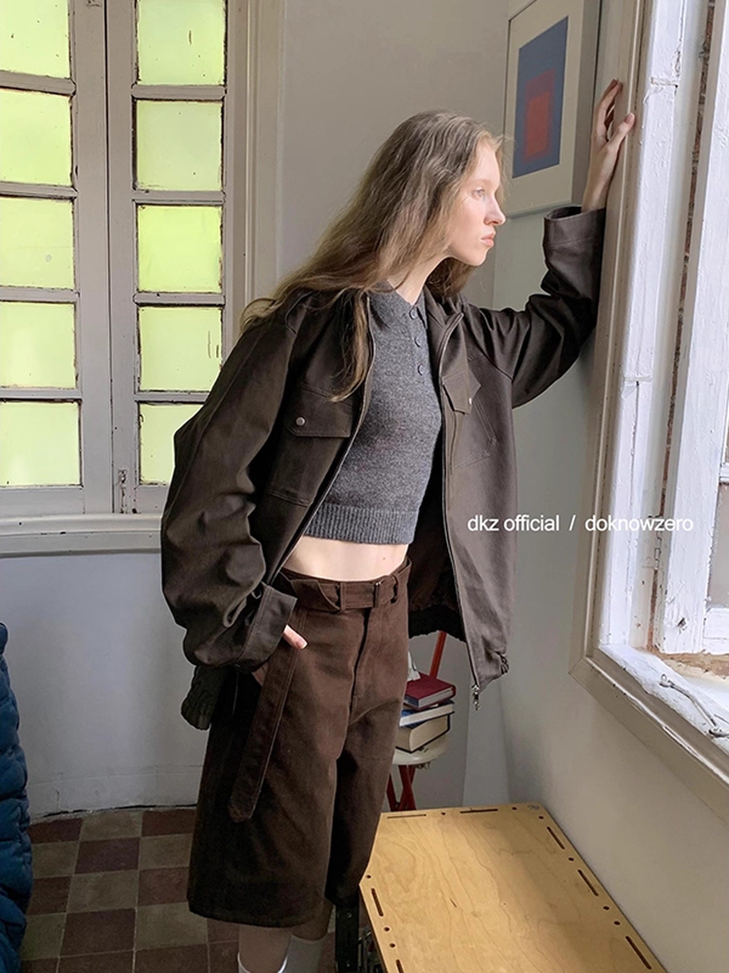 DKZ_OFFICIAL_Caramel_Textured_Pu_Leather_Jacket_Loose_Fit_Retro_Style_MISSTT