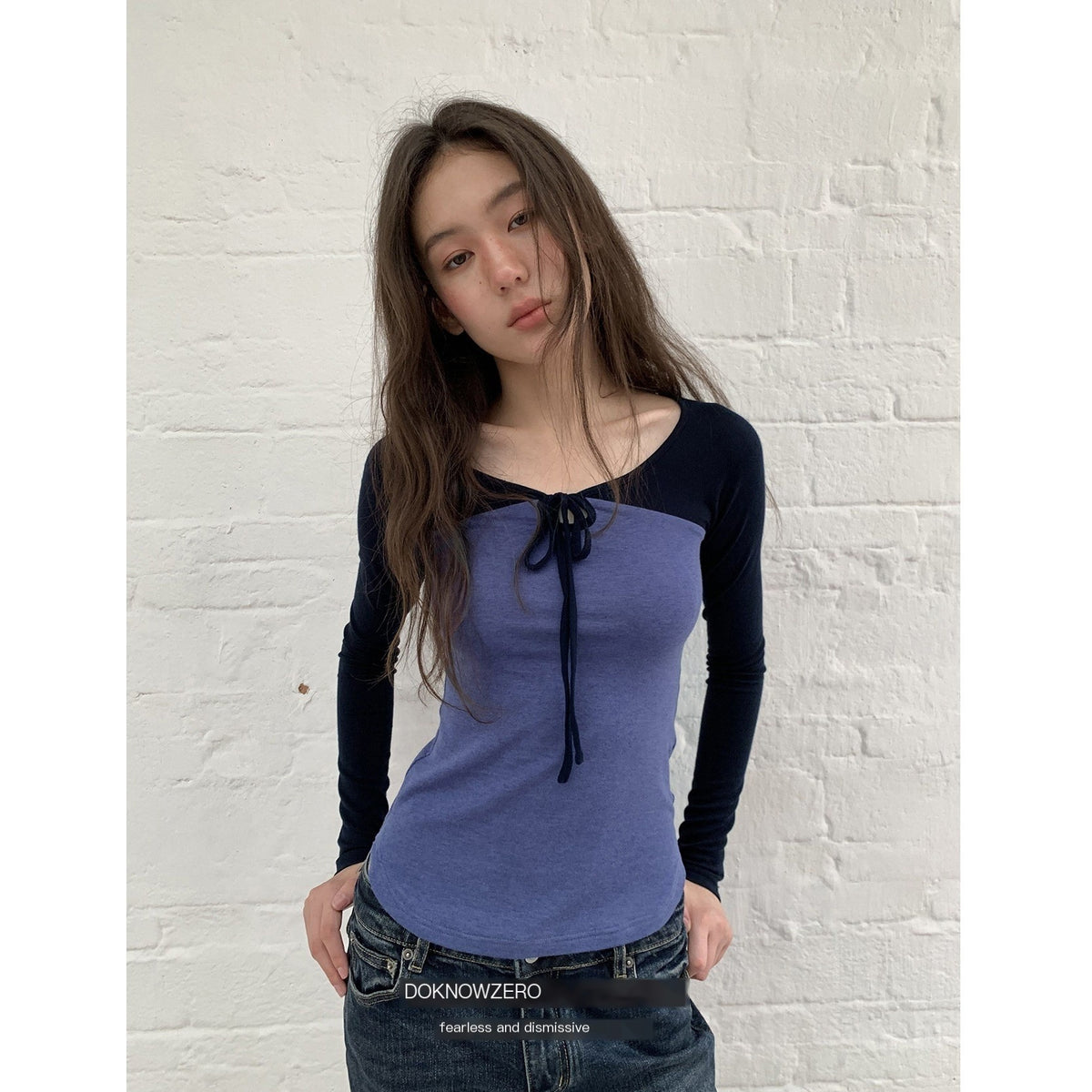 DKZ_OFFICIAL_Colorblock_Slim_Fit_Raglan_Sleeve_Women&