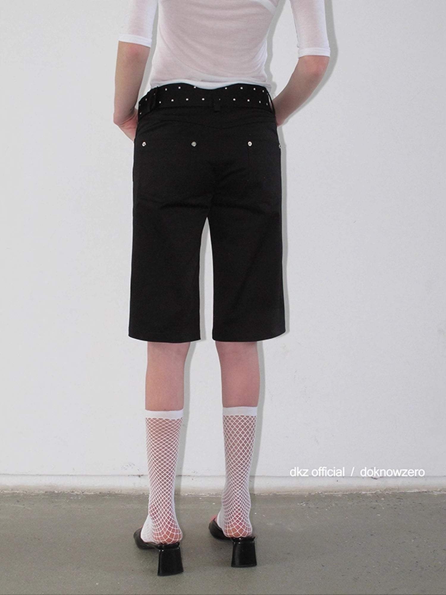DKZ_OFFICIAL_Cuffed_Denim_Shorts_With_Studded_Belt_MISSTT