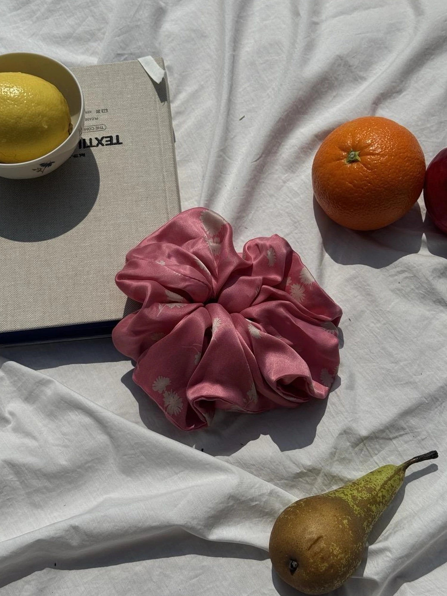 DKZ OFFICIAL Cupro Floral Hair Tie Free Gift