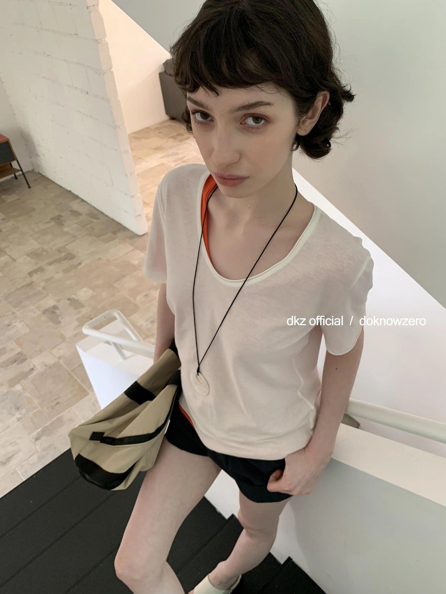 DKZ OFFICIAL Deep Blue Cuffed Casual Shorts