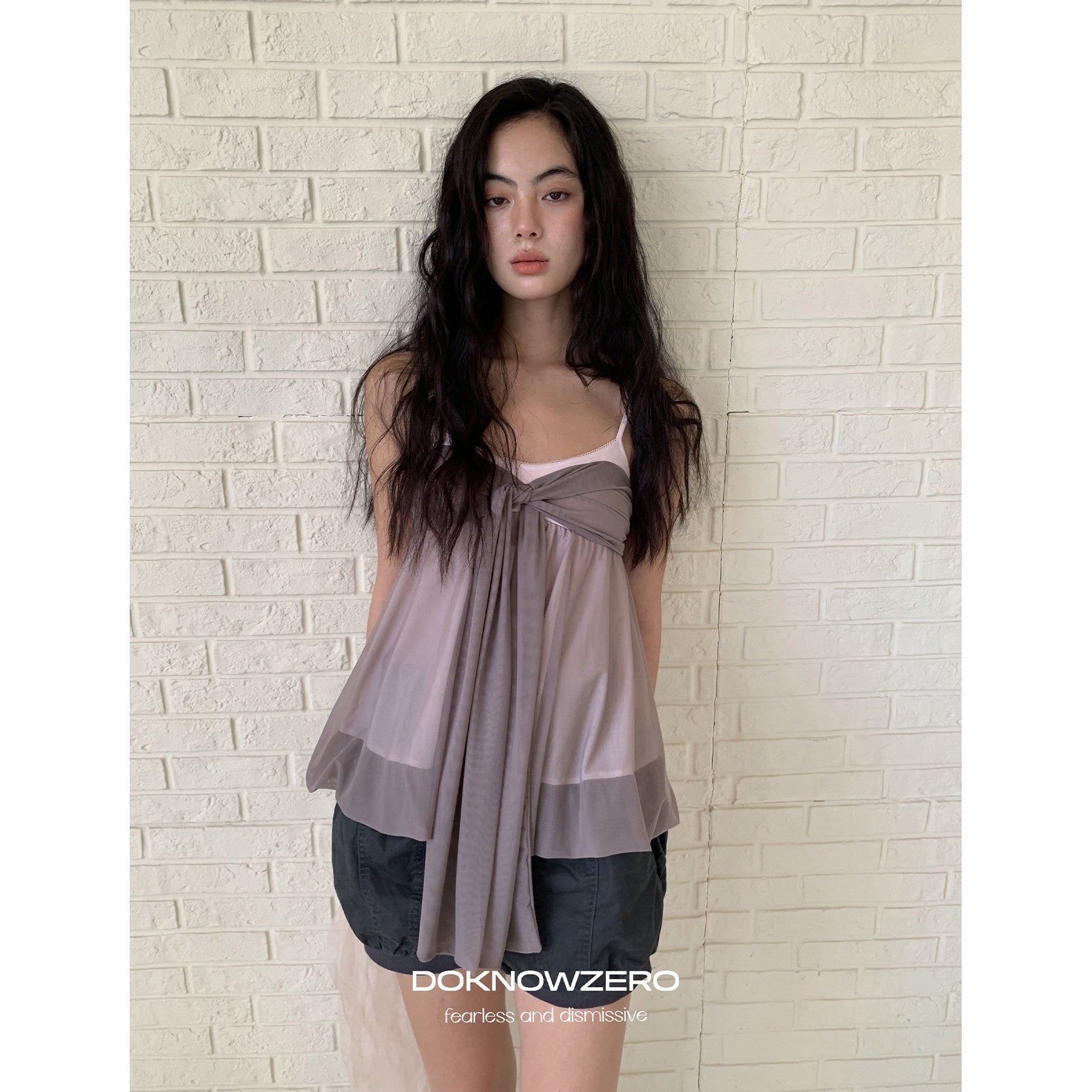 DKZ_OFFICIAL_Deep_Blue_Tulip_Lantern_Foldover_Waist_Women&
