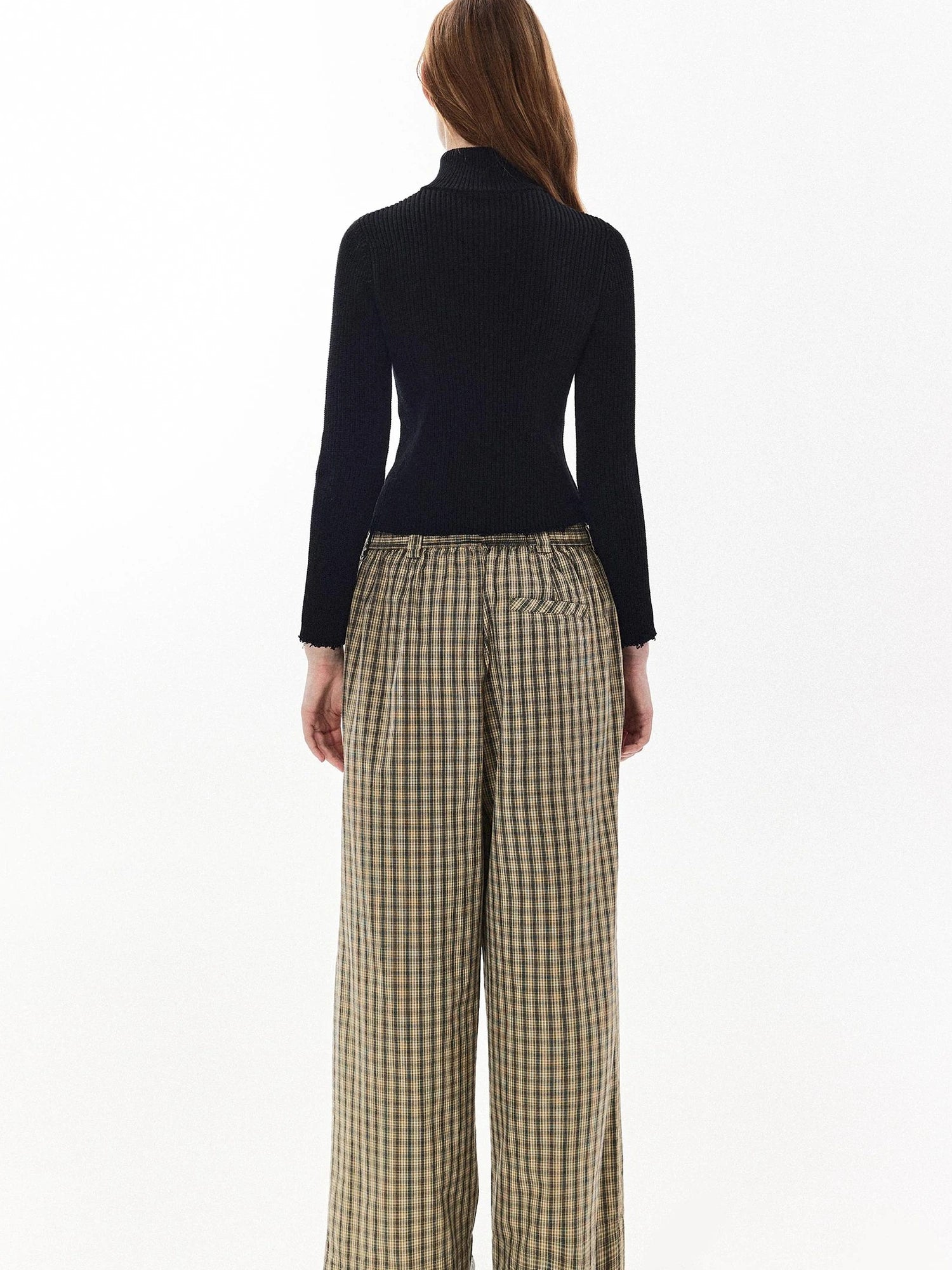 DKZ OFFICIAL Double Layered Hem Knitted Cardigan