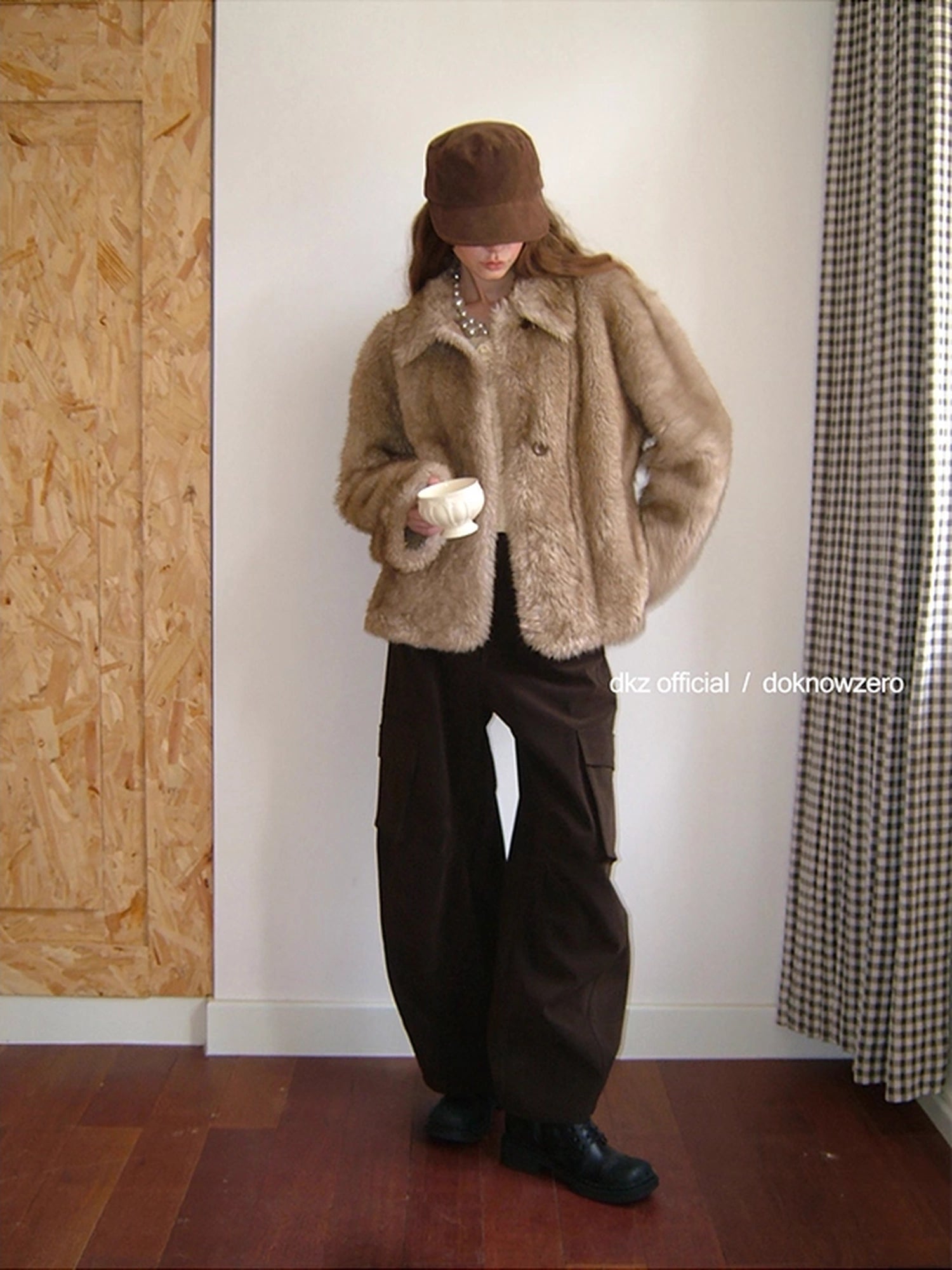 DKZ_OFFICIAL_Faux_Fur_Coat_Women_Long_Sleeve_Lapel_Cardigan_MISSTT