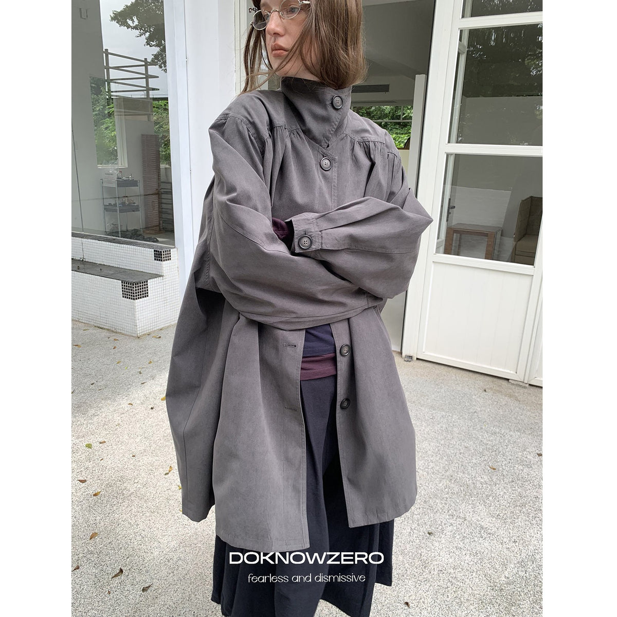 DKZ_OFFICIAL_Fleece_Touch_Pleated_Long_Sleeve_Women&