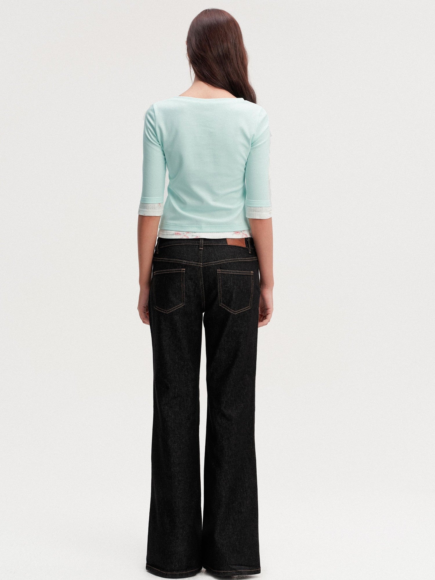 DKZ OFFICIAL Floral Colorblock Women&