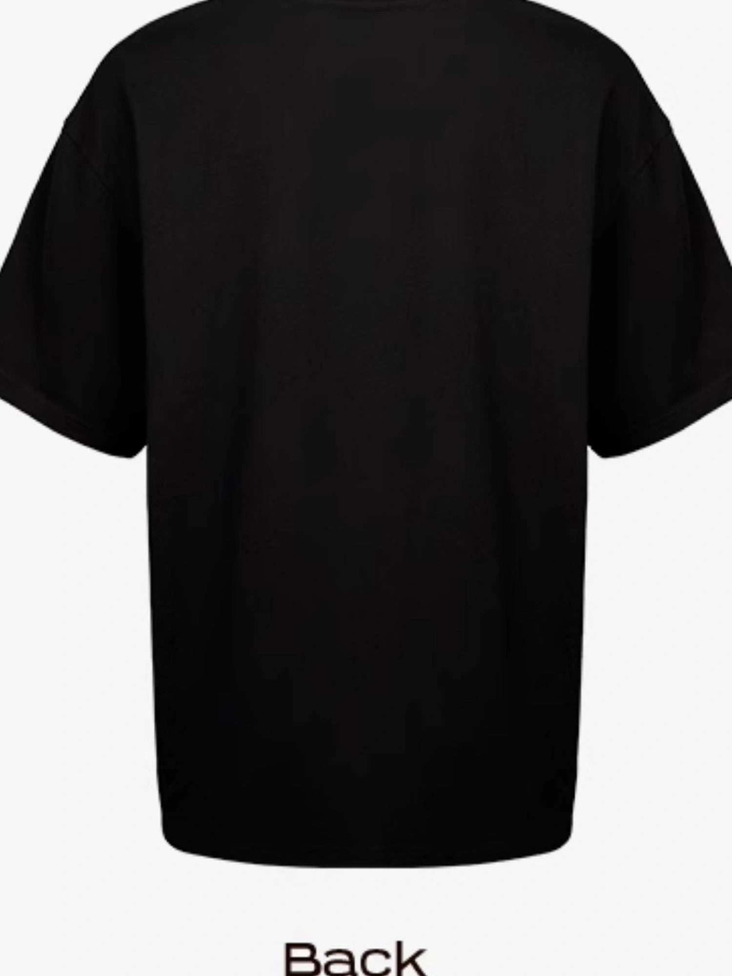 DKZ OFFICIAL High Waisted Loose Fit Cotton T-shirt With Print