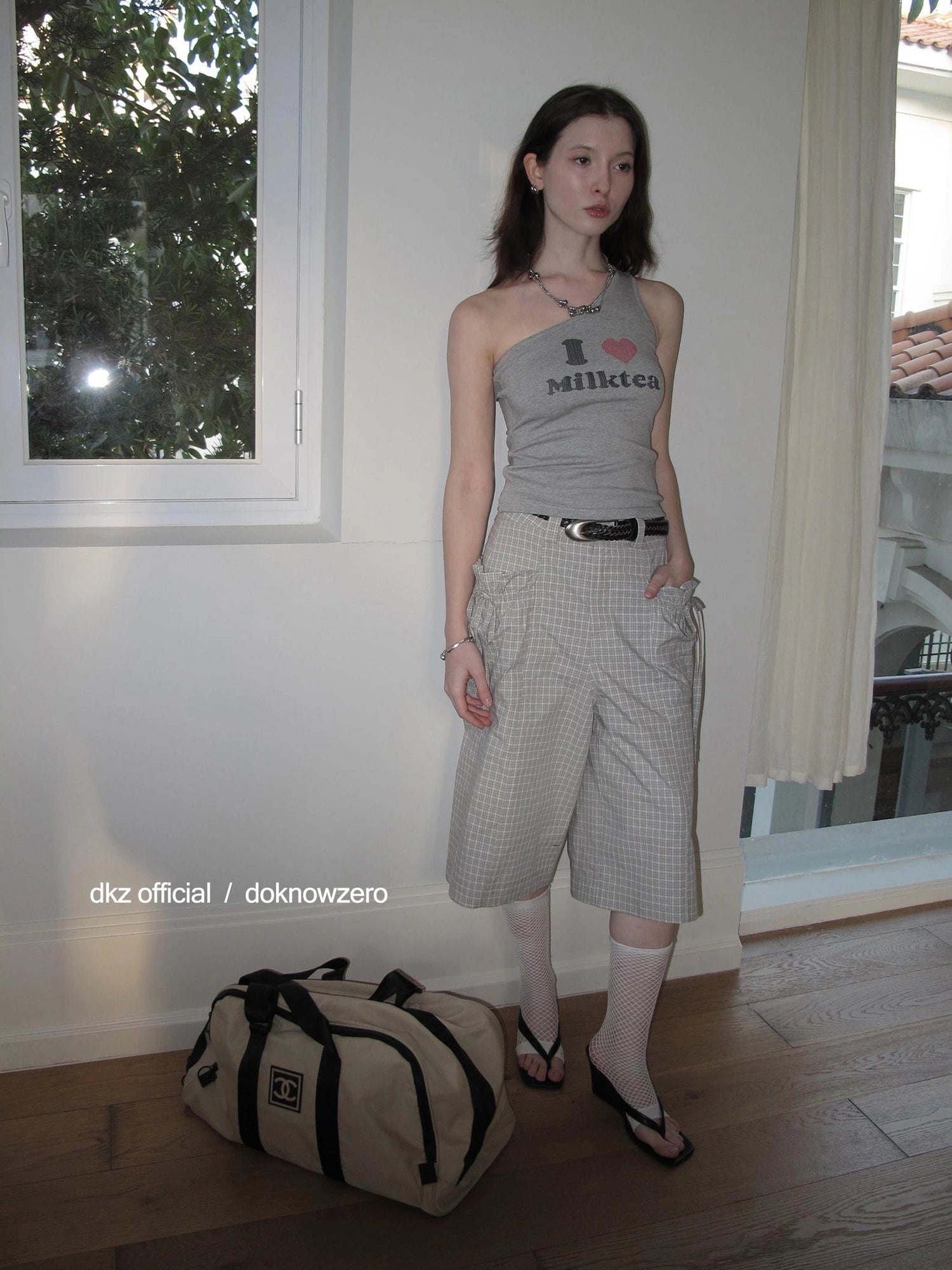 DKZ OFFICIAL I Love Milktea Sleeveless Top