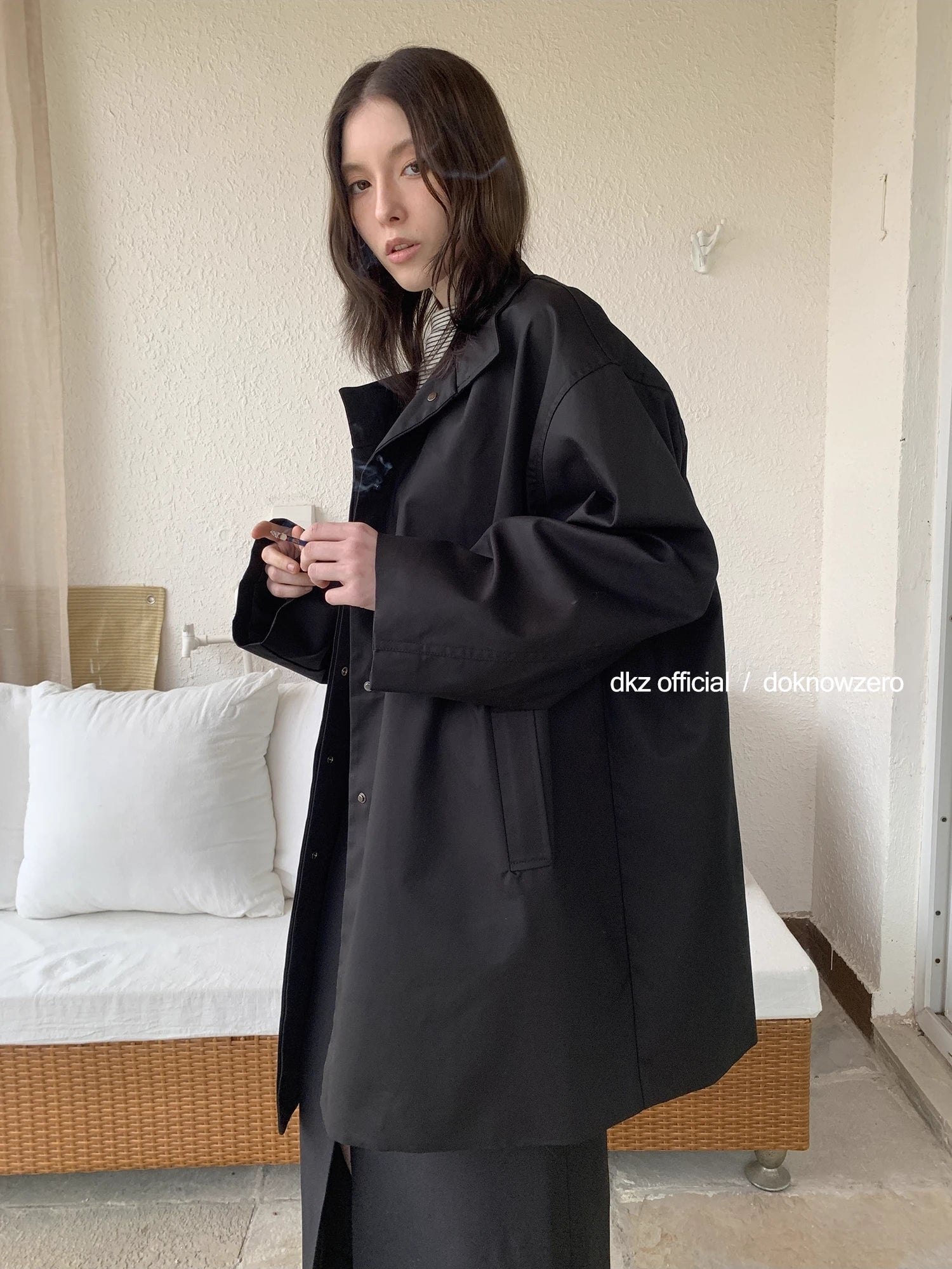 DKZ_OFFICIAL_Loose_Fit_Cotton_Tencel_Trench_Coat_MISSTT
