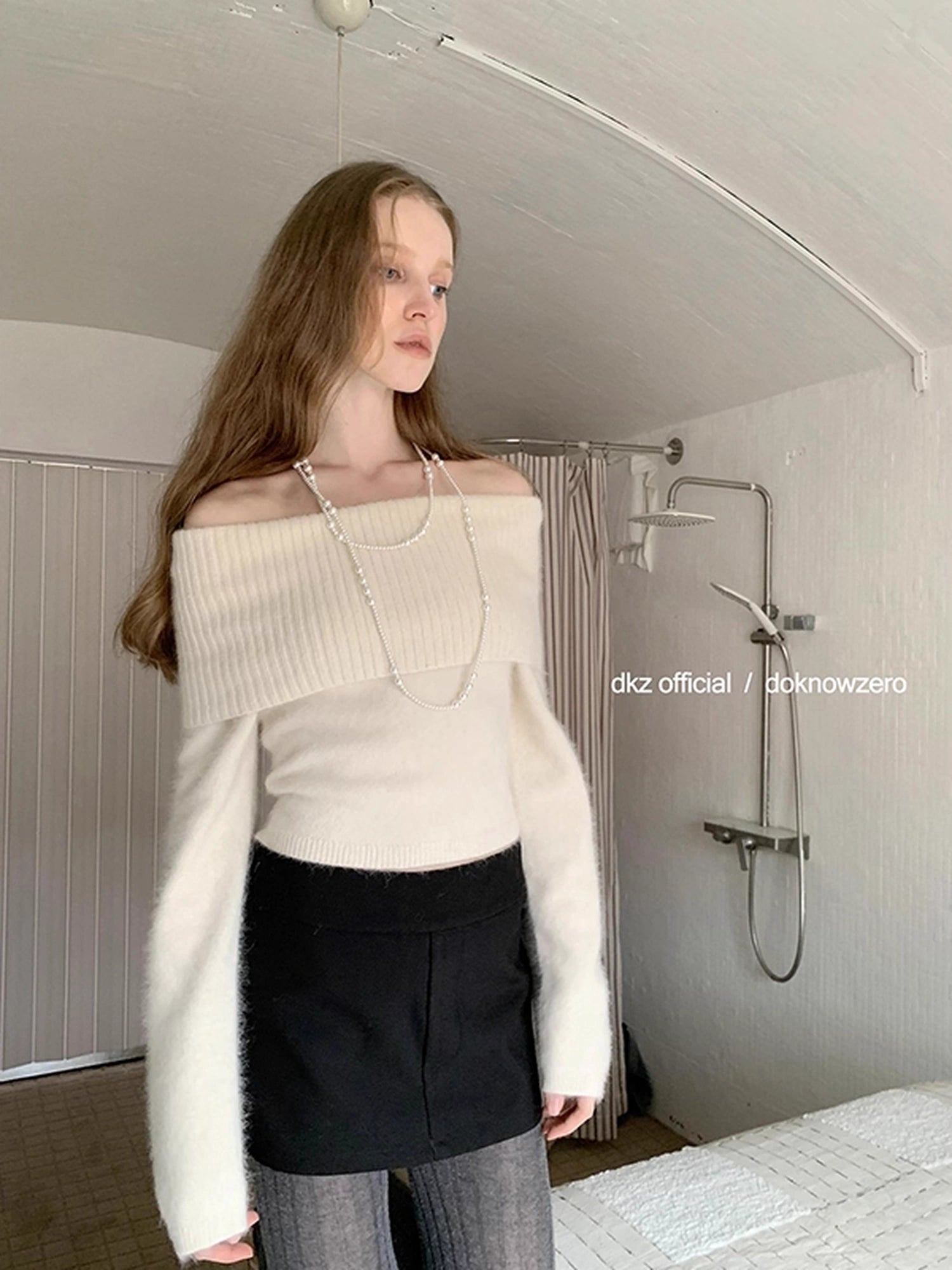 DKZ_OFFICIAL_One_Shoulder_Apricot_Raccoon_Wool_Knit_Sweater_MISSTT