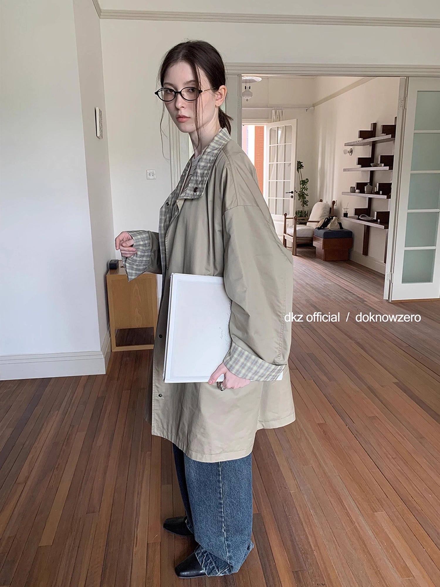 DKZ_OFFICIAL_Reversible_Plaid_Trench_Coat_For_Women_MISSTT