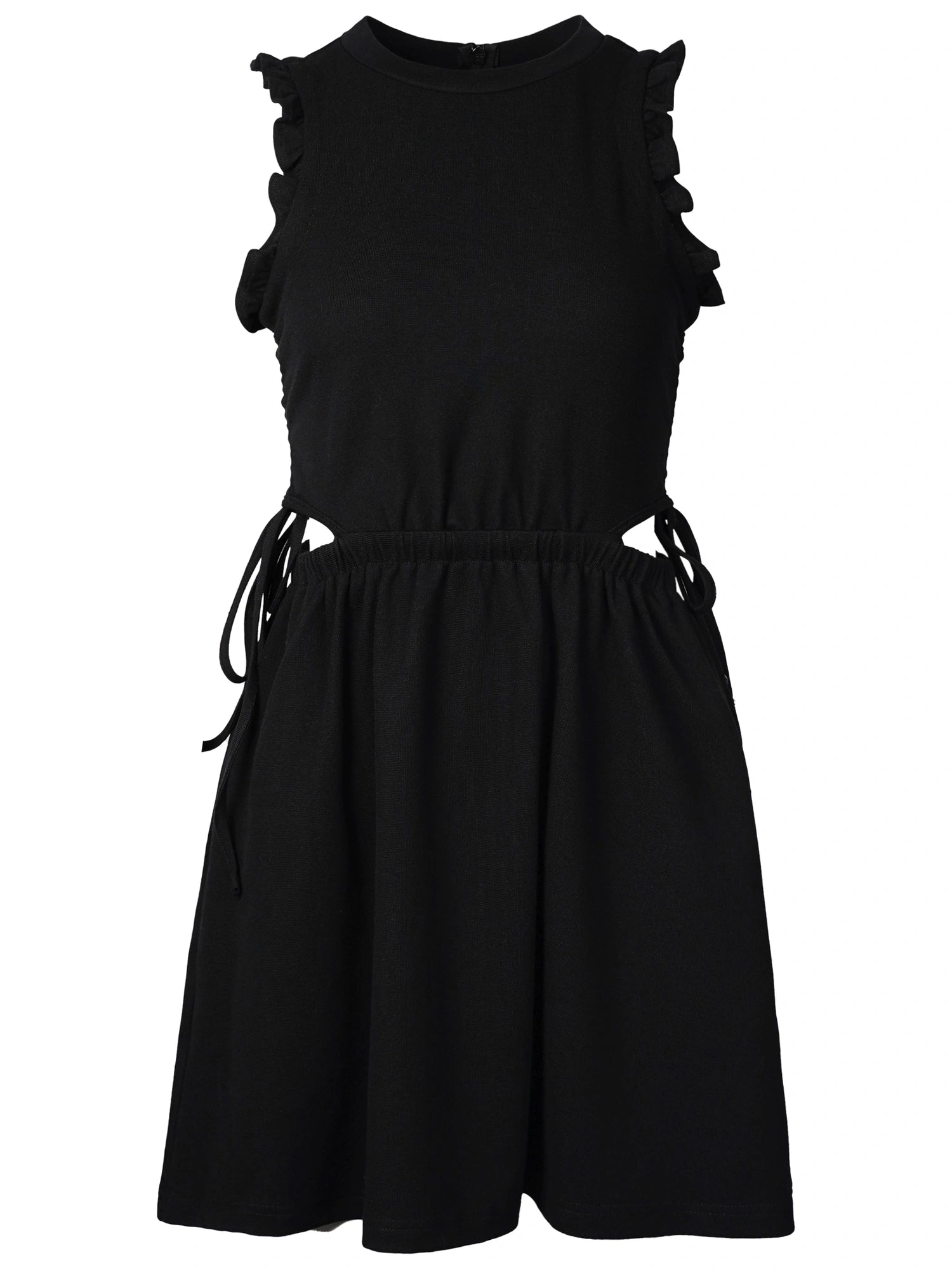 DKZ_OFFICIAL_Sleeveless_Petal_Sleeve_Bodycon_Black_Mini_Dress_MISSTT