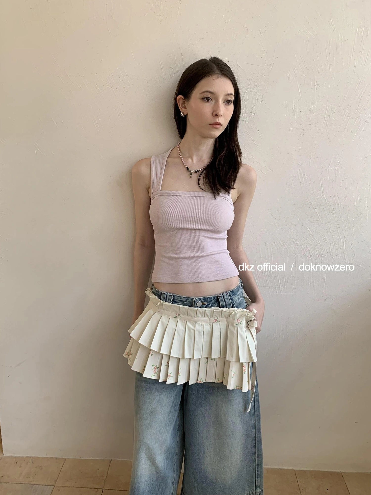 DKZ OFFICIAL Sleeveless Slim Fit Tank Top For Women