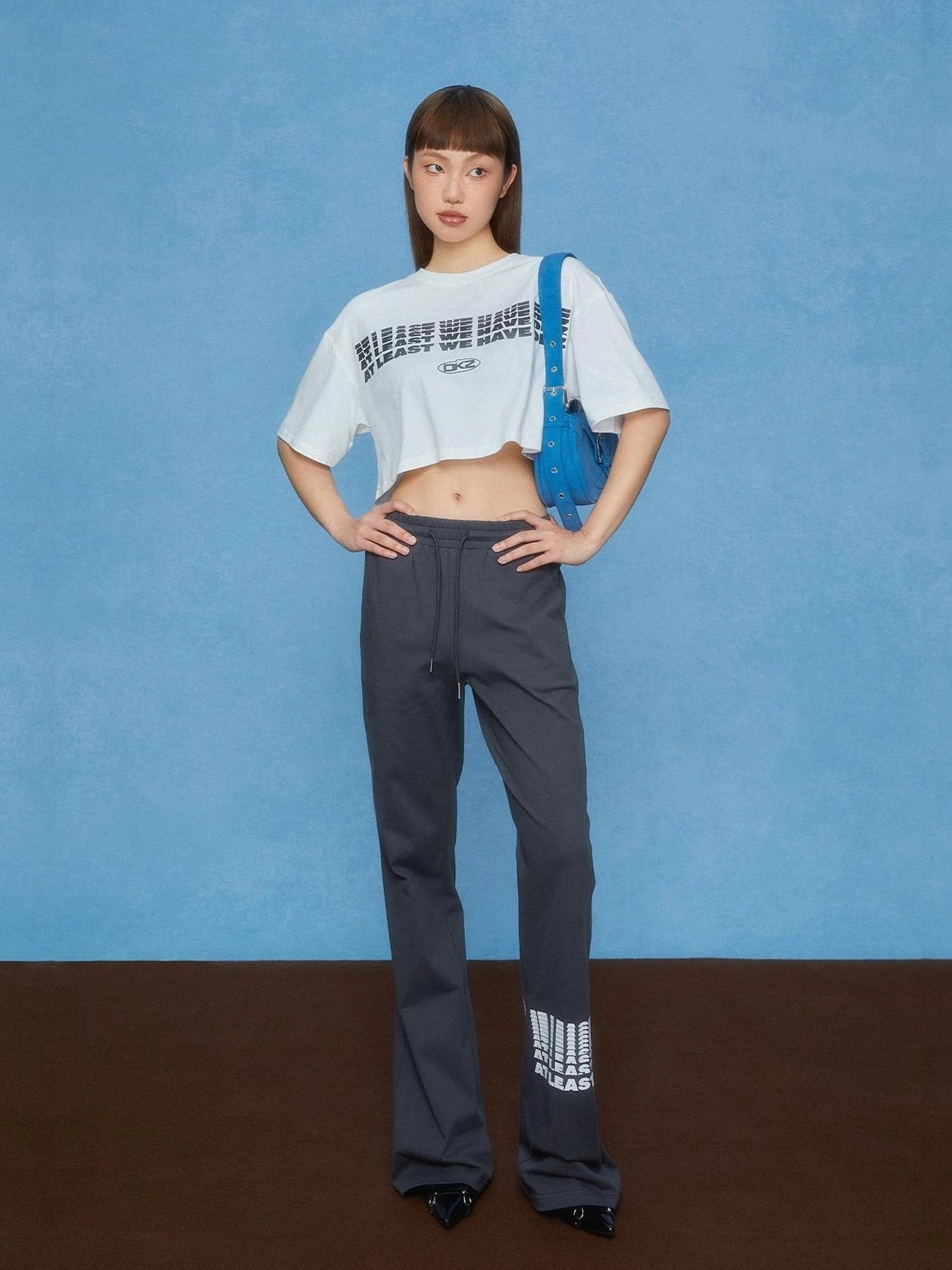 DKZ OFFICIAL Stretch Cotton Flared Sweatpants