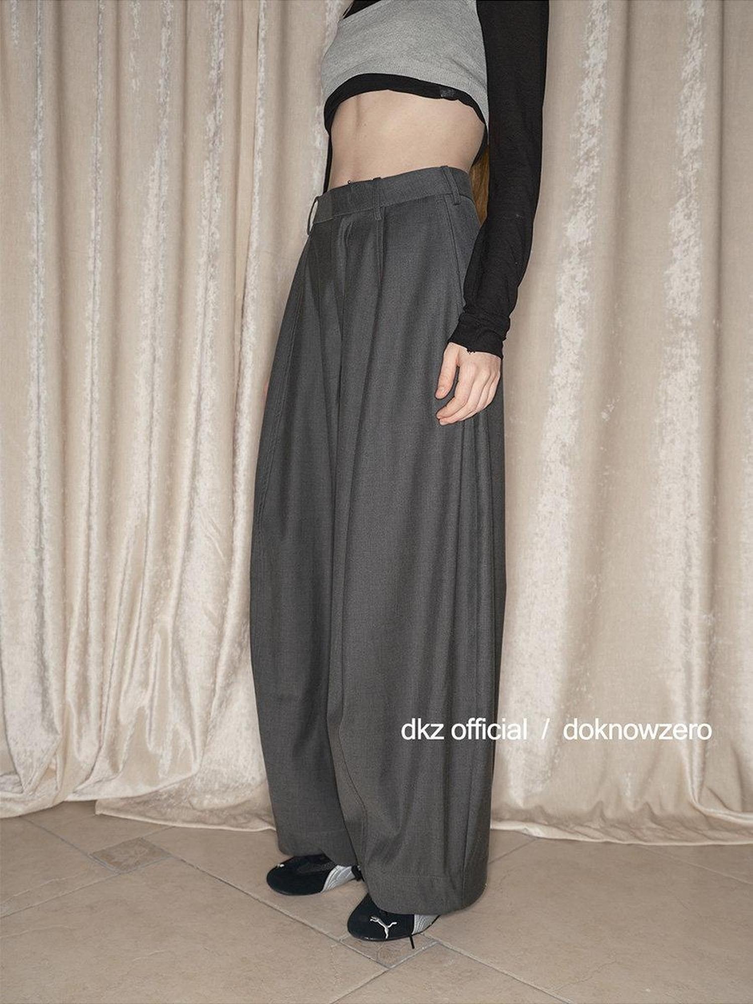 DKZ OFFICIAL Structured Relaxed Straight Women&