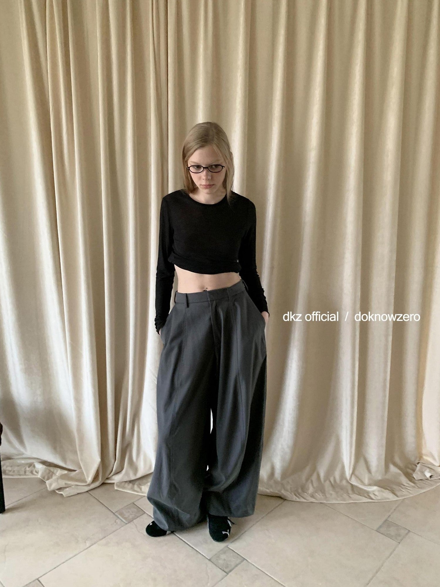 DKZ OFFICIAL Structured Relaxed Straight Women&