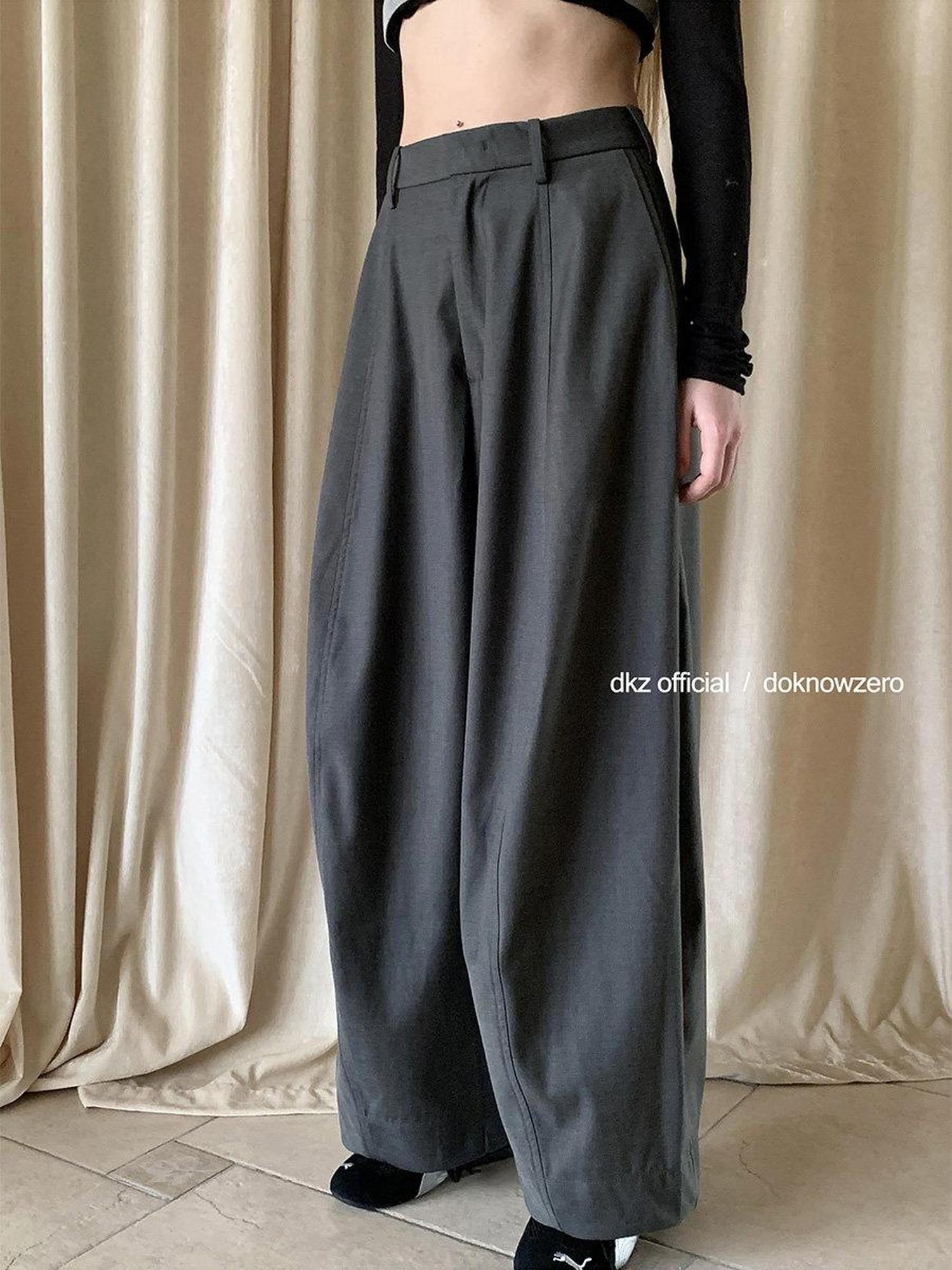 DKZ OFFICIAL Structured Relaxed Straight Women&