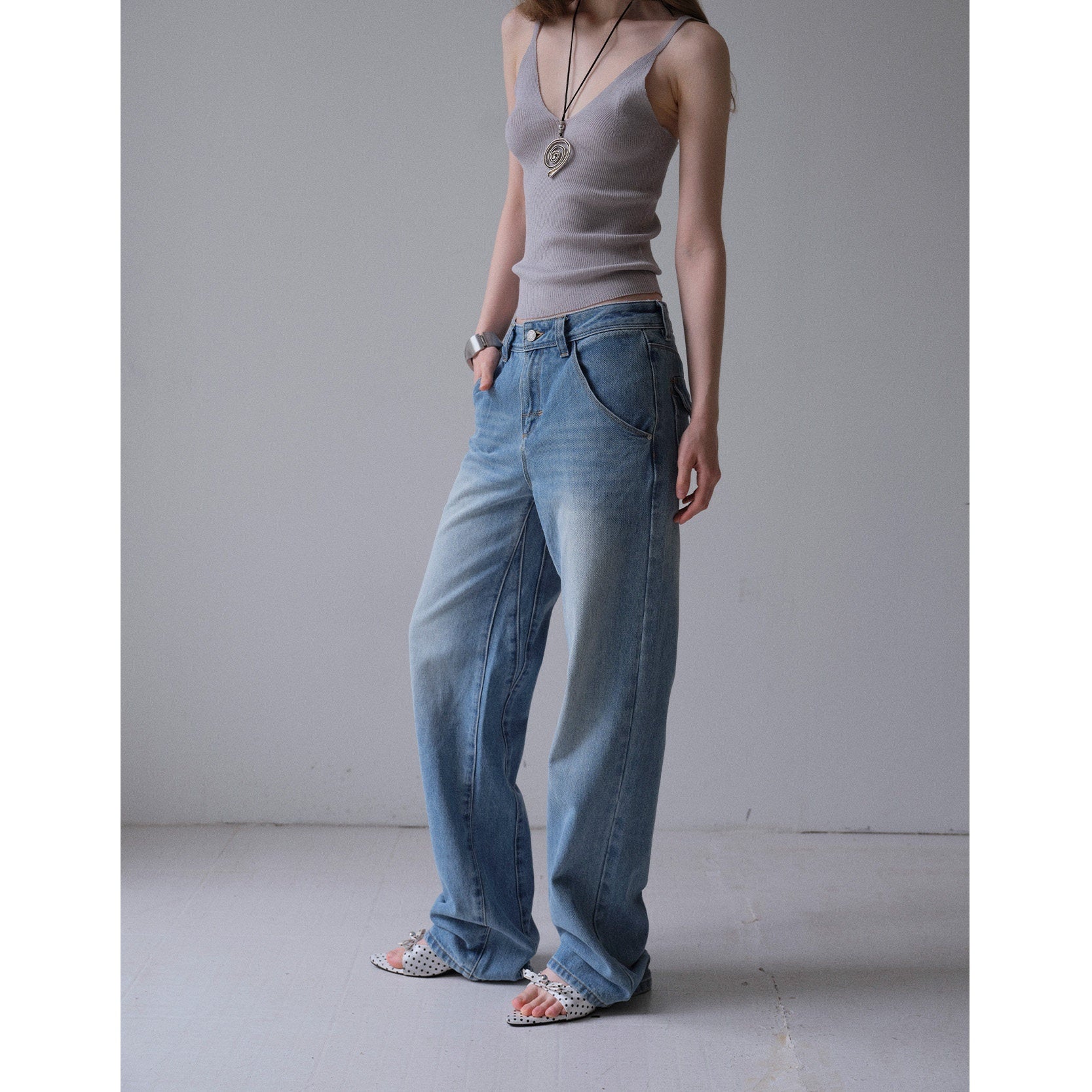 DKZ_OFFICIAL_Vintage_Blue_Button_Fly_Pockets_Natural_Waist_Women&