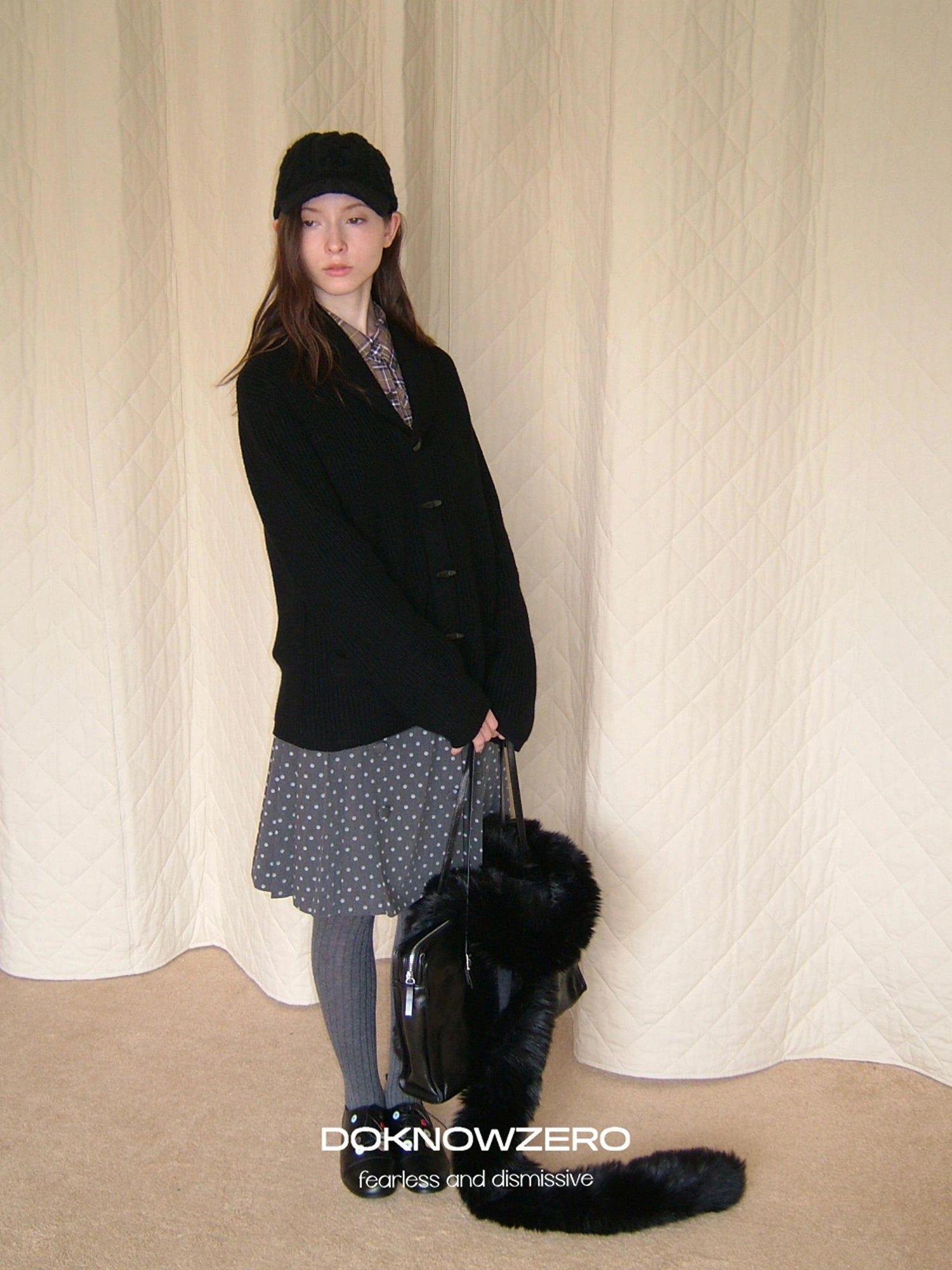 DKZ OFFICIAL Vintage British Wool Blend Cardigan