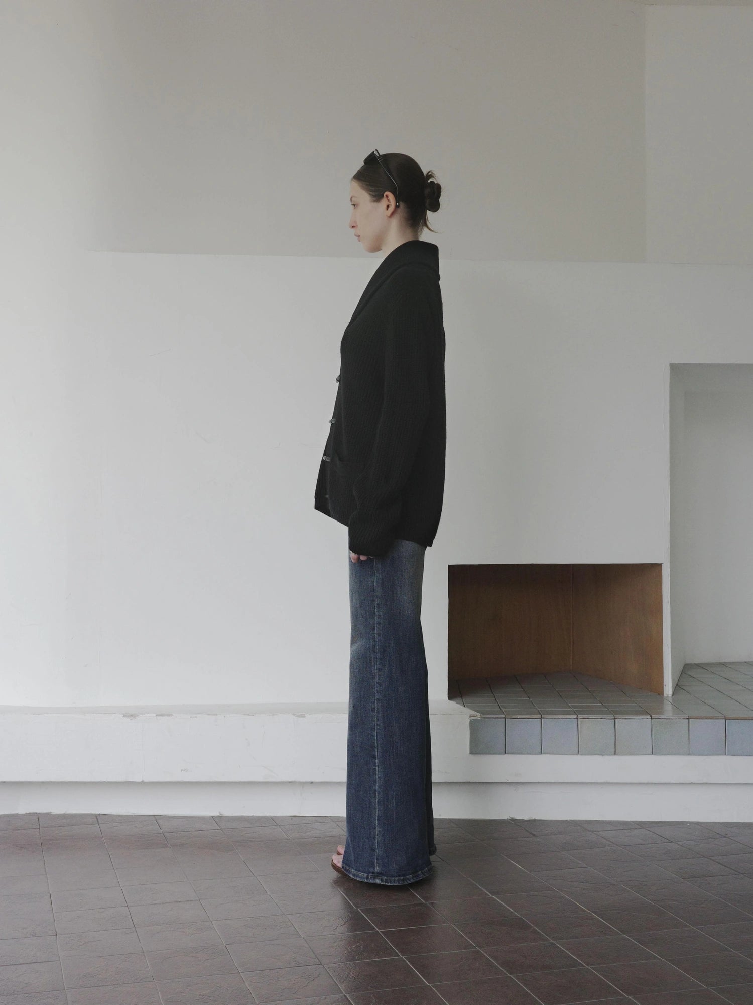 DKZ OFFICIAL Vintage British Wool Blend Cardigan