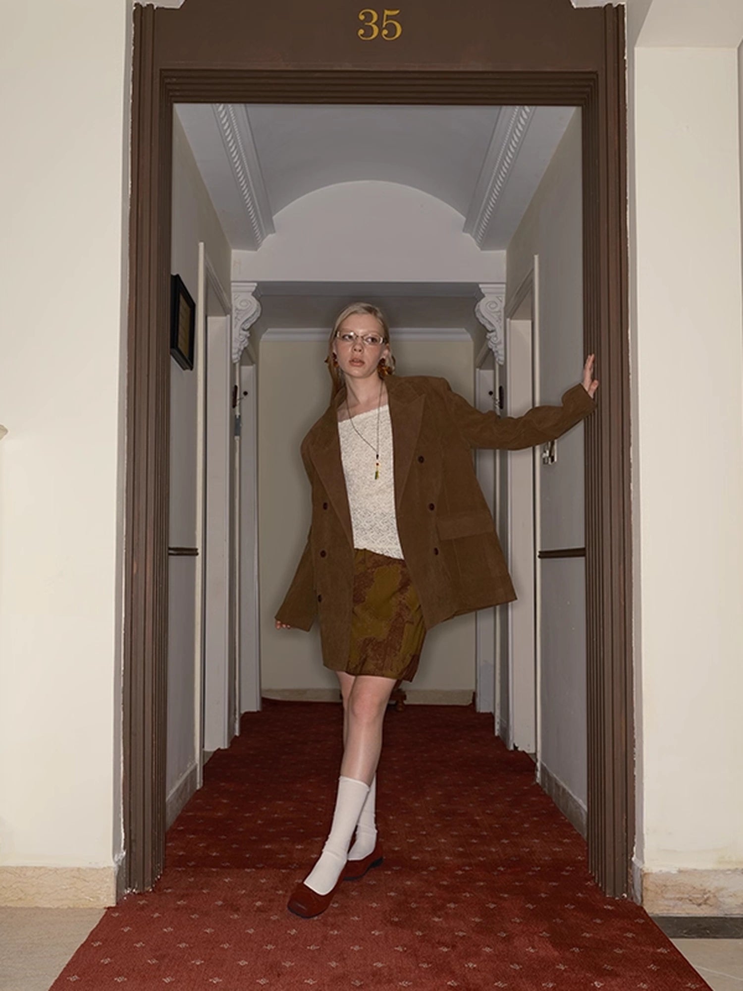 DKZ_OFFICIAL_Vintage_Brown_Suede_Blazer_For_Women_MISSTT