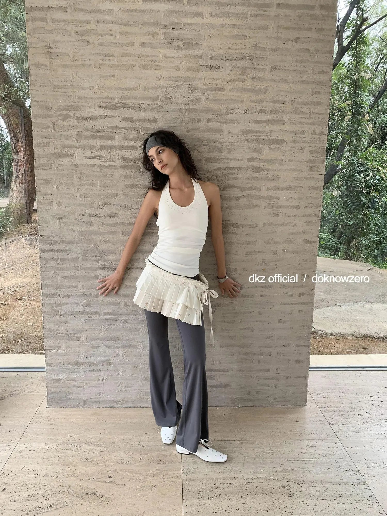 DKZ OFFICIAL Vintage Flared Yoga Pants For Women