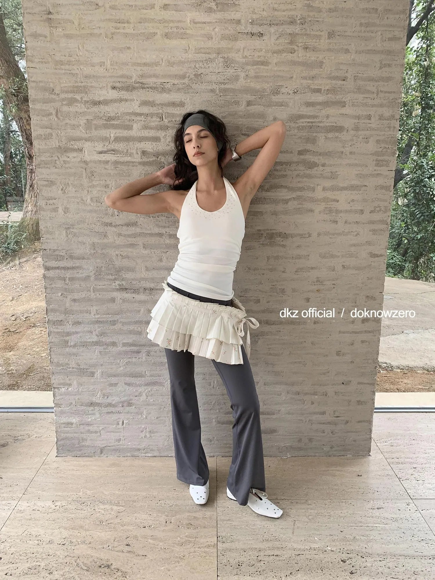 DKZ OFFICIAL Vintage Flared Yoga Pants For Women