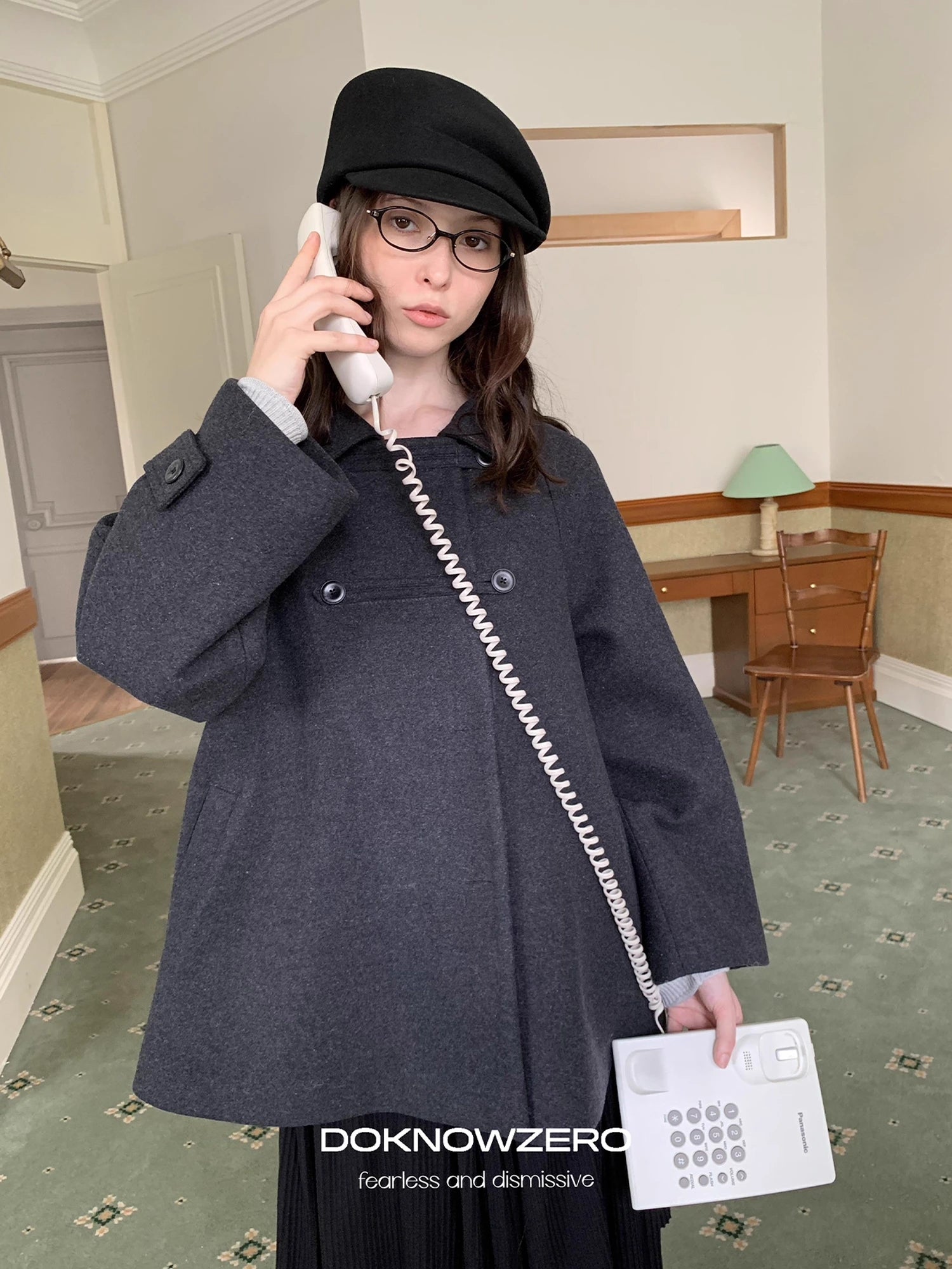 DKZ_OFFICIAL_Vintage_Gray_Wool_Blend_Cape_Coat_MISSTT