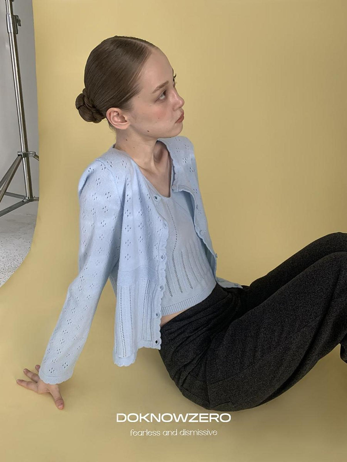 DKZ OFFICIAL Vintage Jacquard Wool Blend Women&
