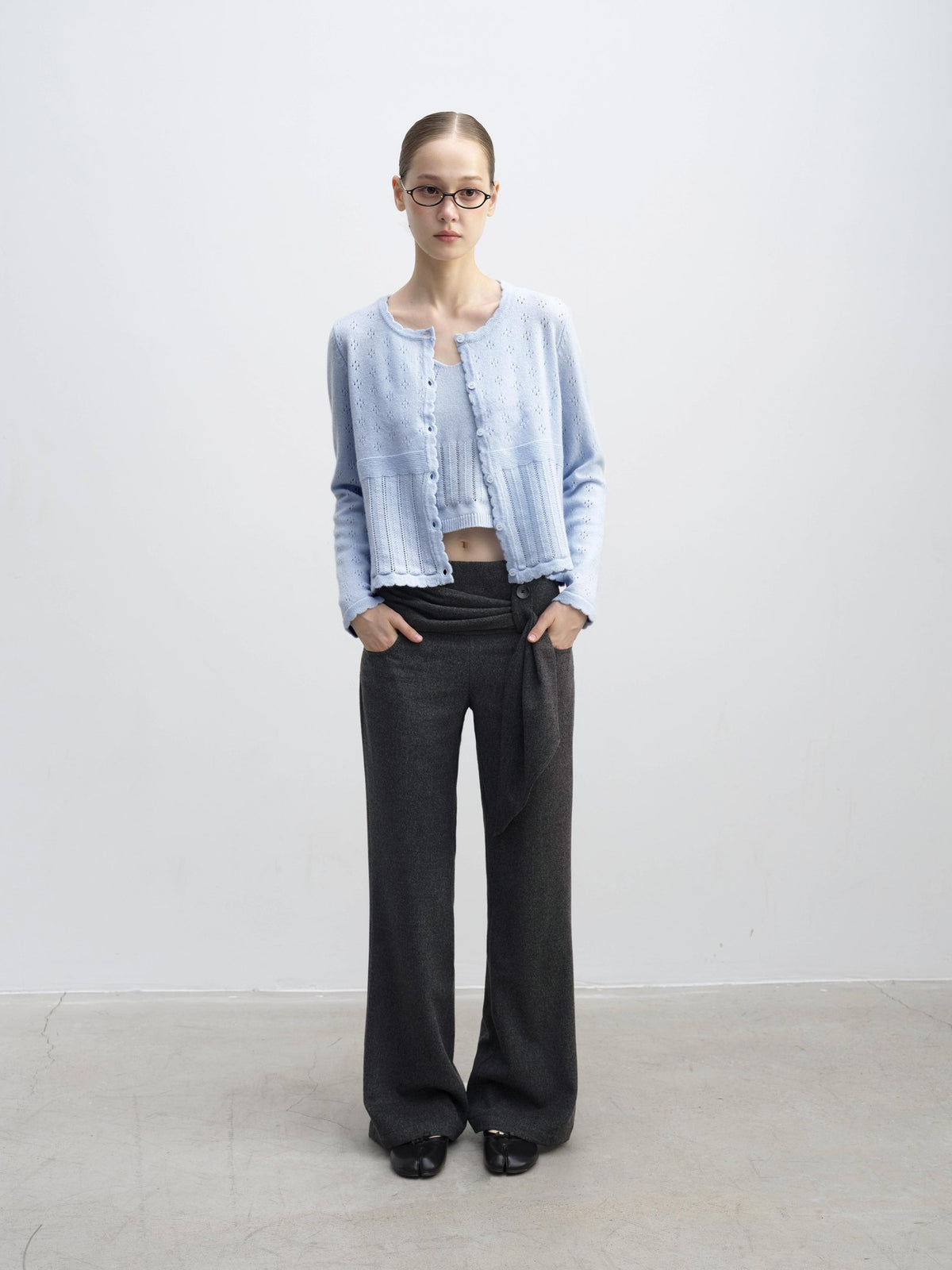 DKZ OFFICIAL Vintage Jacquard Wool Blend Women&