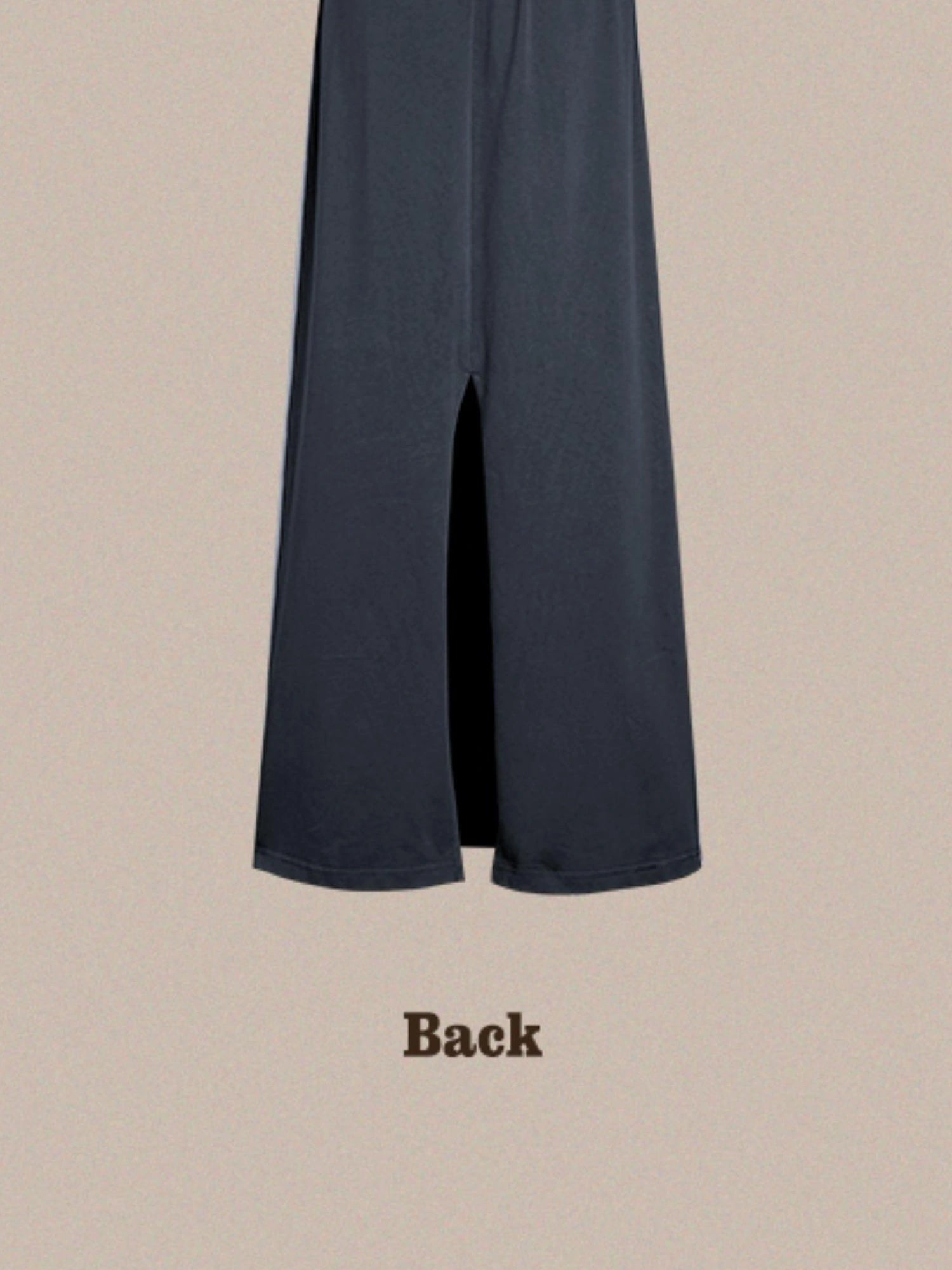 DKZ OFFICIAL Vintage Knit Maxi Skirt In Ash Tones