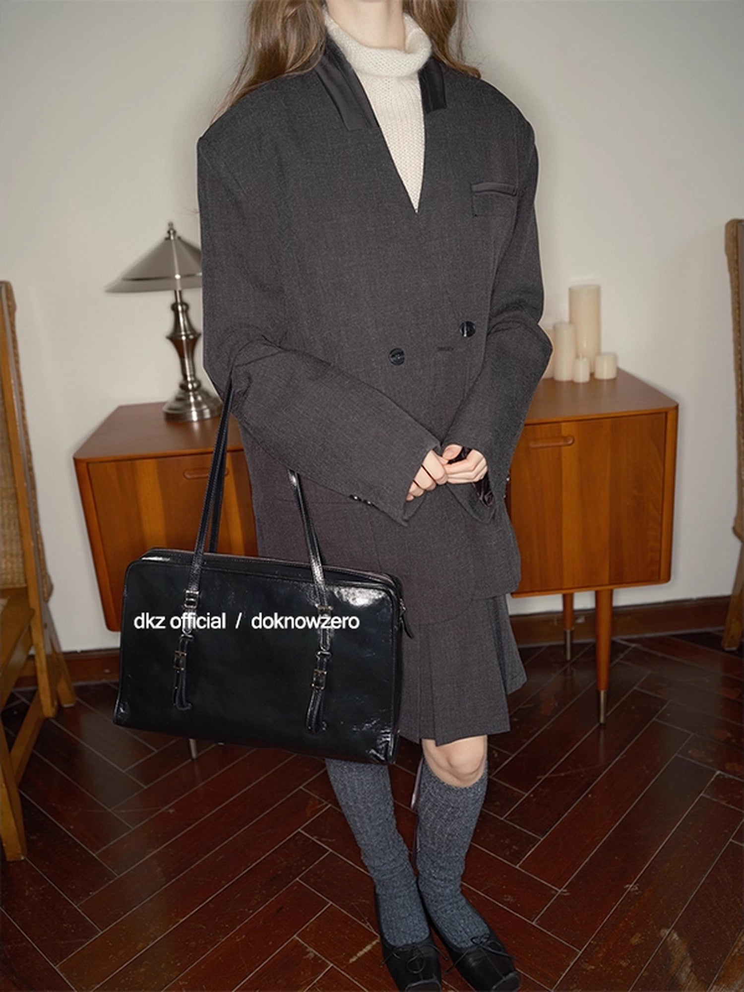 DKZ_OFFICIAL_Vintage_Patchwork_Quilted_Gray_Blazer_MISSTT