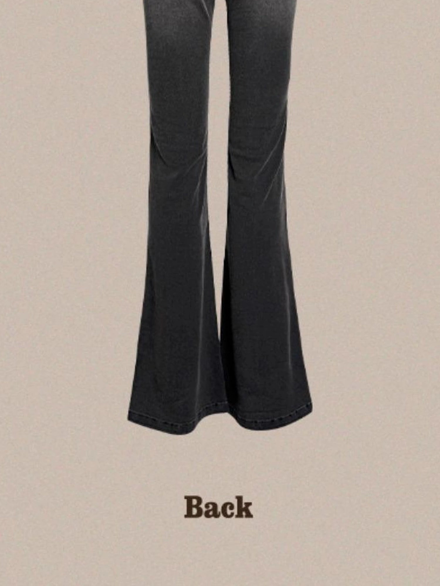 DKZ OFFICIAL Vintage Washed High Waist Flared Jeans