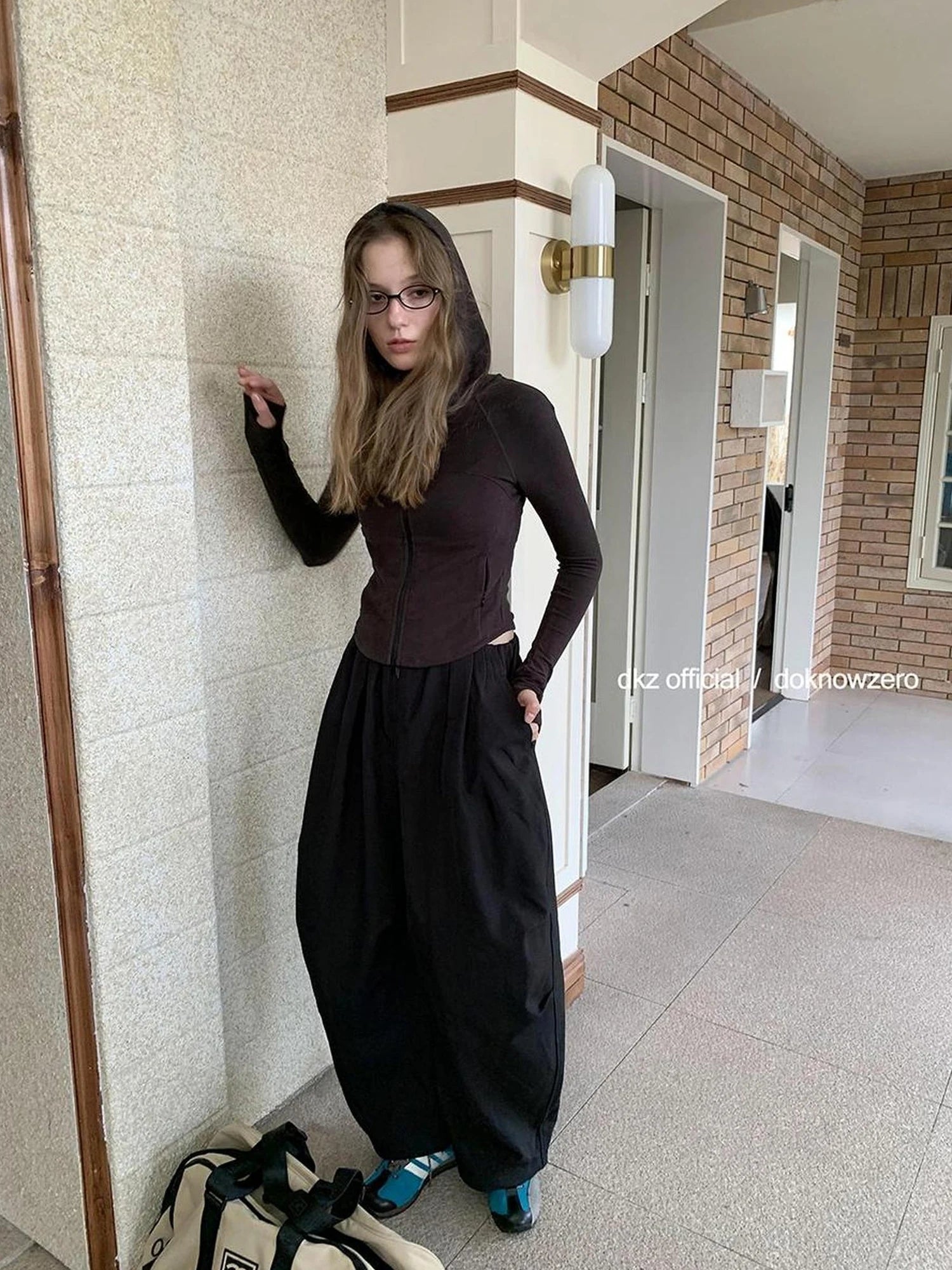 DKZ OFFICIAL Waterproof Loose Fit Outdoor Trousers For Women