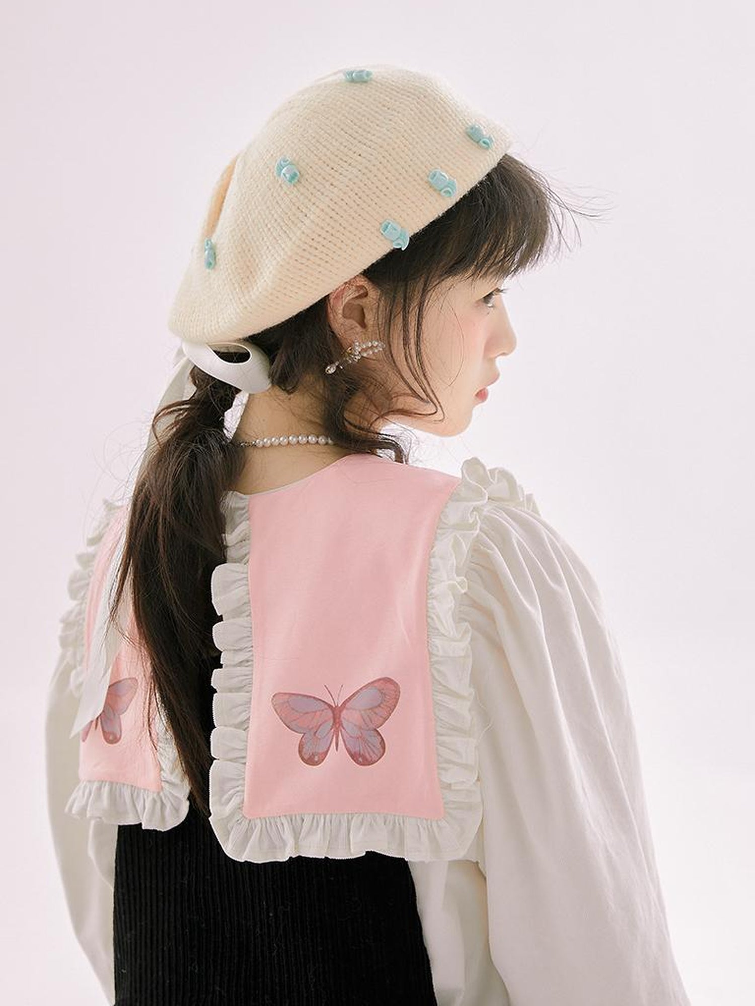 Daytoday Anatomical Girl Print Bubble Sleeve Shirt